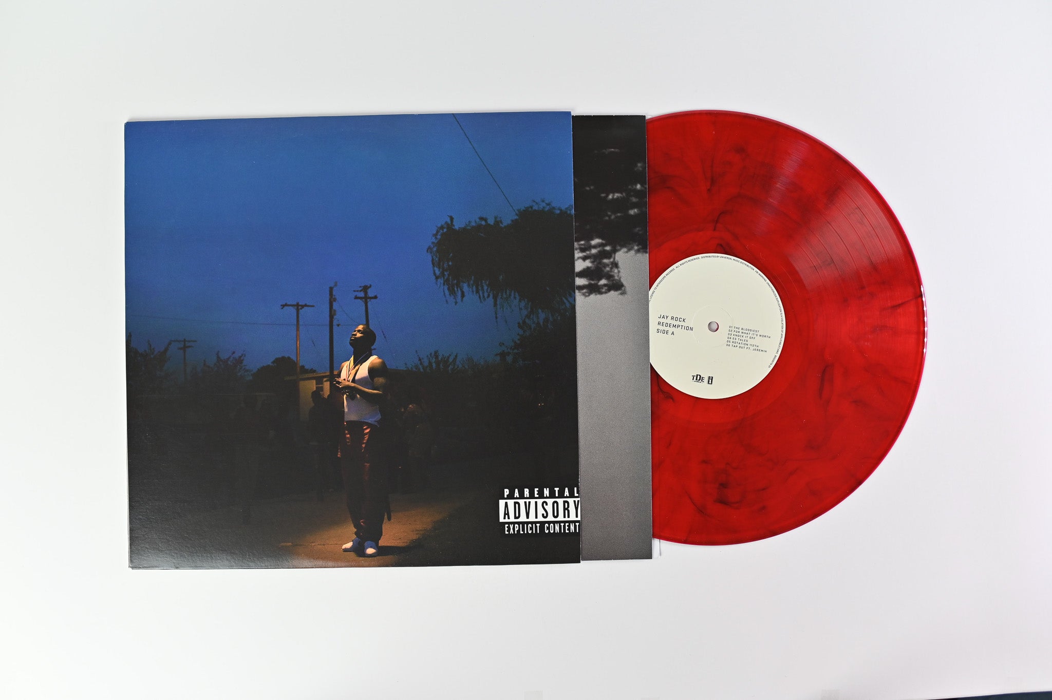 Jay Rock - Redemption on Top Dawg Ltd Red/Black Marble