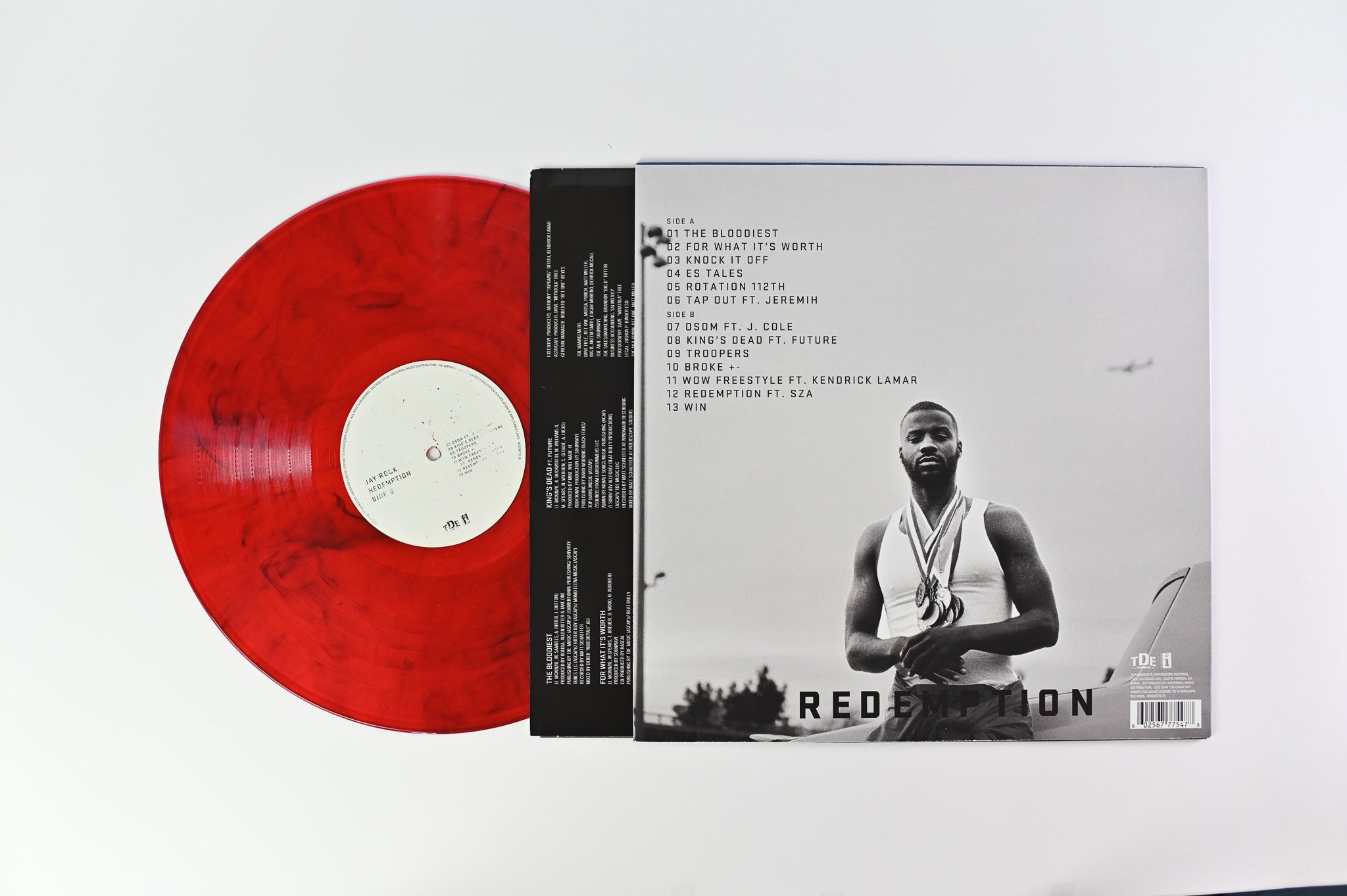 Jay Rock - Redemption on Top Dawg Ltd Red/Black Marble