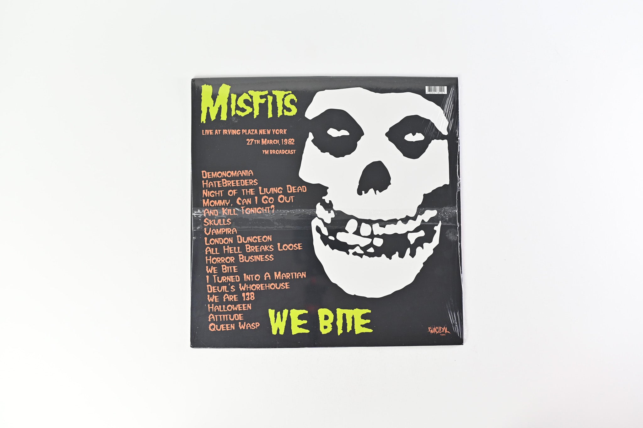 Misfits - We Bite (Live At Irving Plaza, New York 27th March 1982) Unofficial Splatter Vinyl Sealed