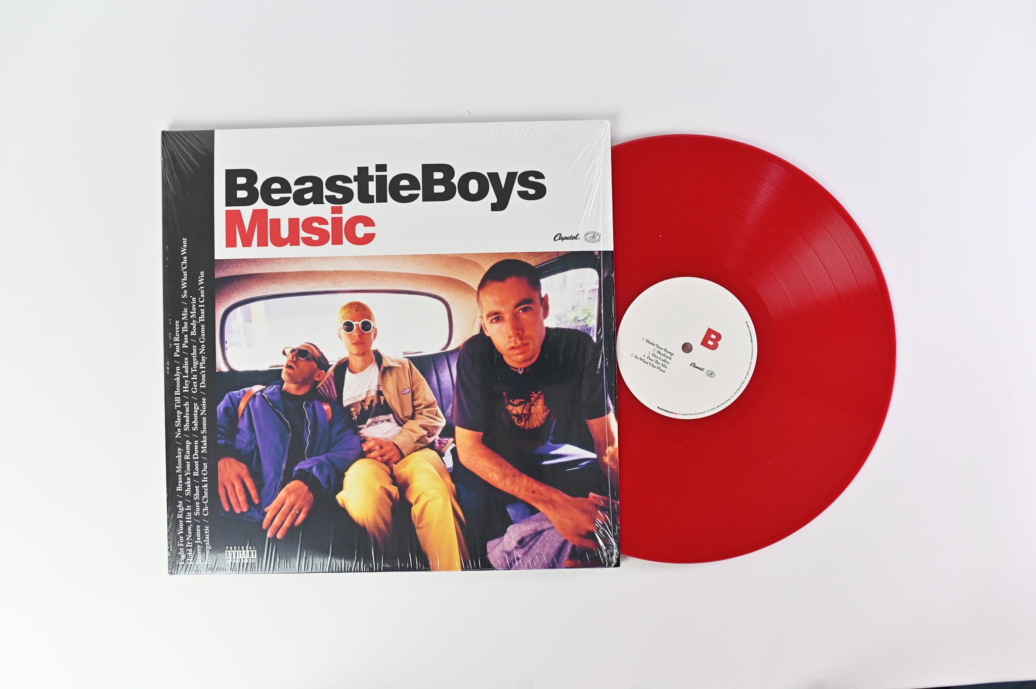 Beastie Boys - Beastie Boys Music on Capitol Ltd Red and White Opaque