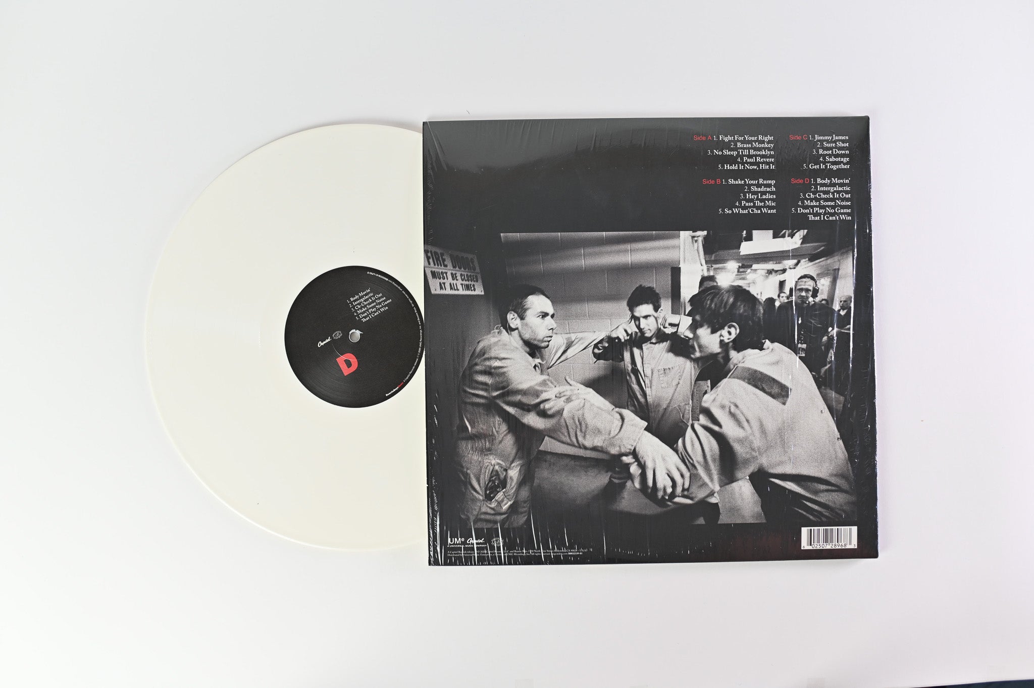 Beastie Boys - Beastie Boys Music on Capitol Ltd Red and White Opaque