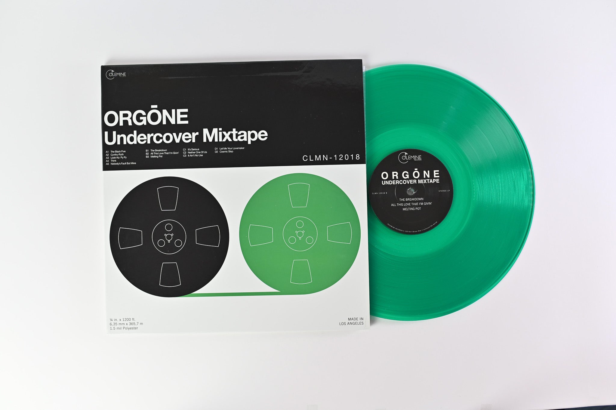 Orgone - Undercover Mixtape on Colemine Ltd Numbered Green Vinyl