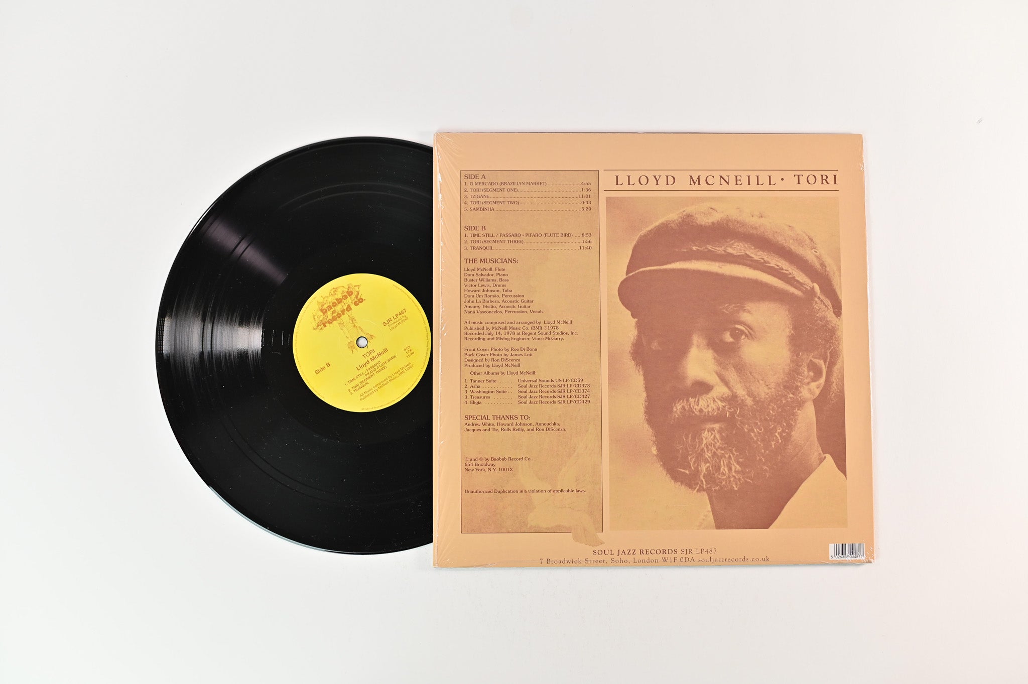 Lloyd McNeill - Tori on Soul Jazz Records