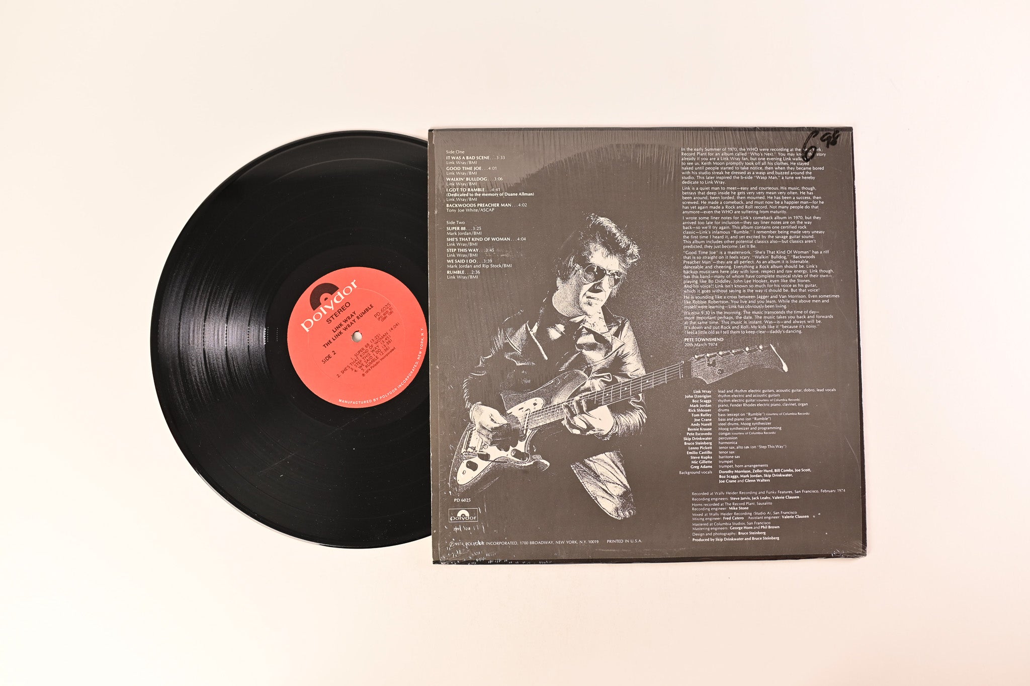 Link Wray - The Link Wray Rumble on Polydor