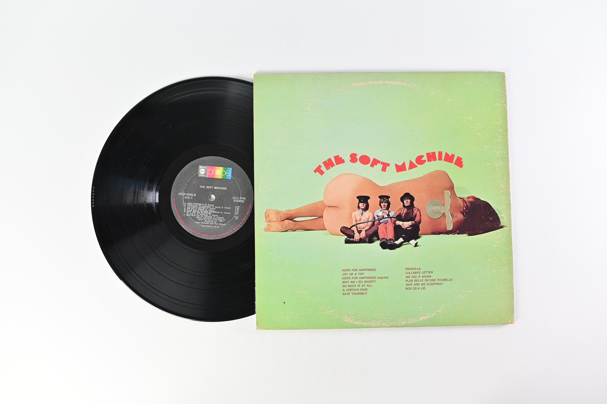 Soft Machine - The Soft Machine on Probe Uncensored Moving Parts Cover