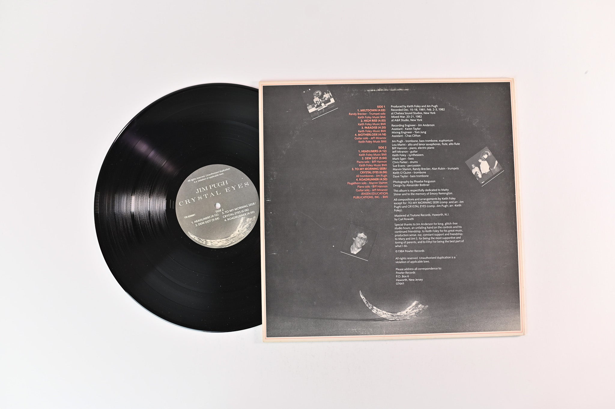 Jim Pugh - Crystal Eyes on Pewter Records