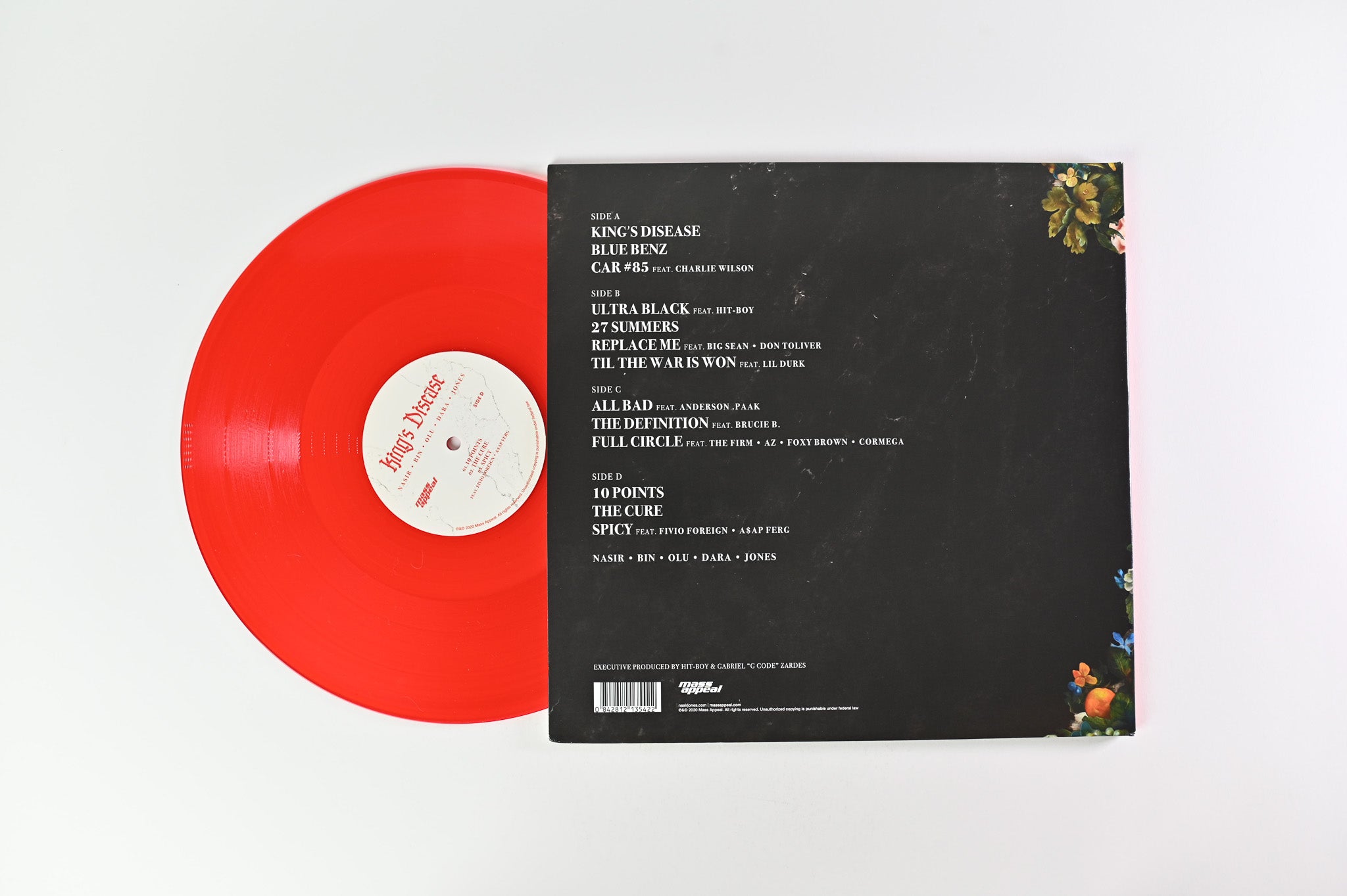 Nas - King's Disease on Mass Appeal - Red Vinyl