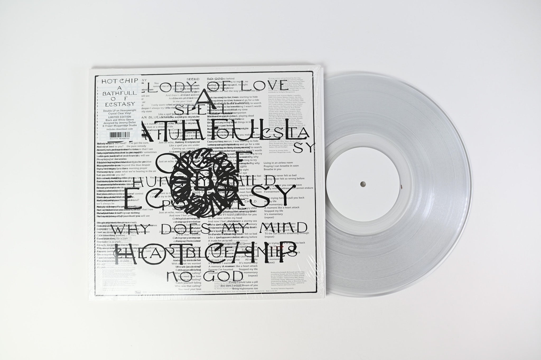 Hot Chip - A Bath Full Of Ecstasy on Domino Ltd White Label Crystal Clear