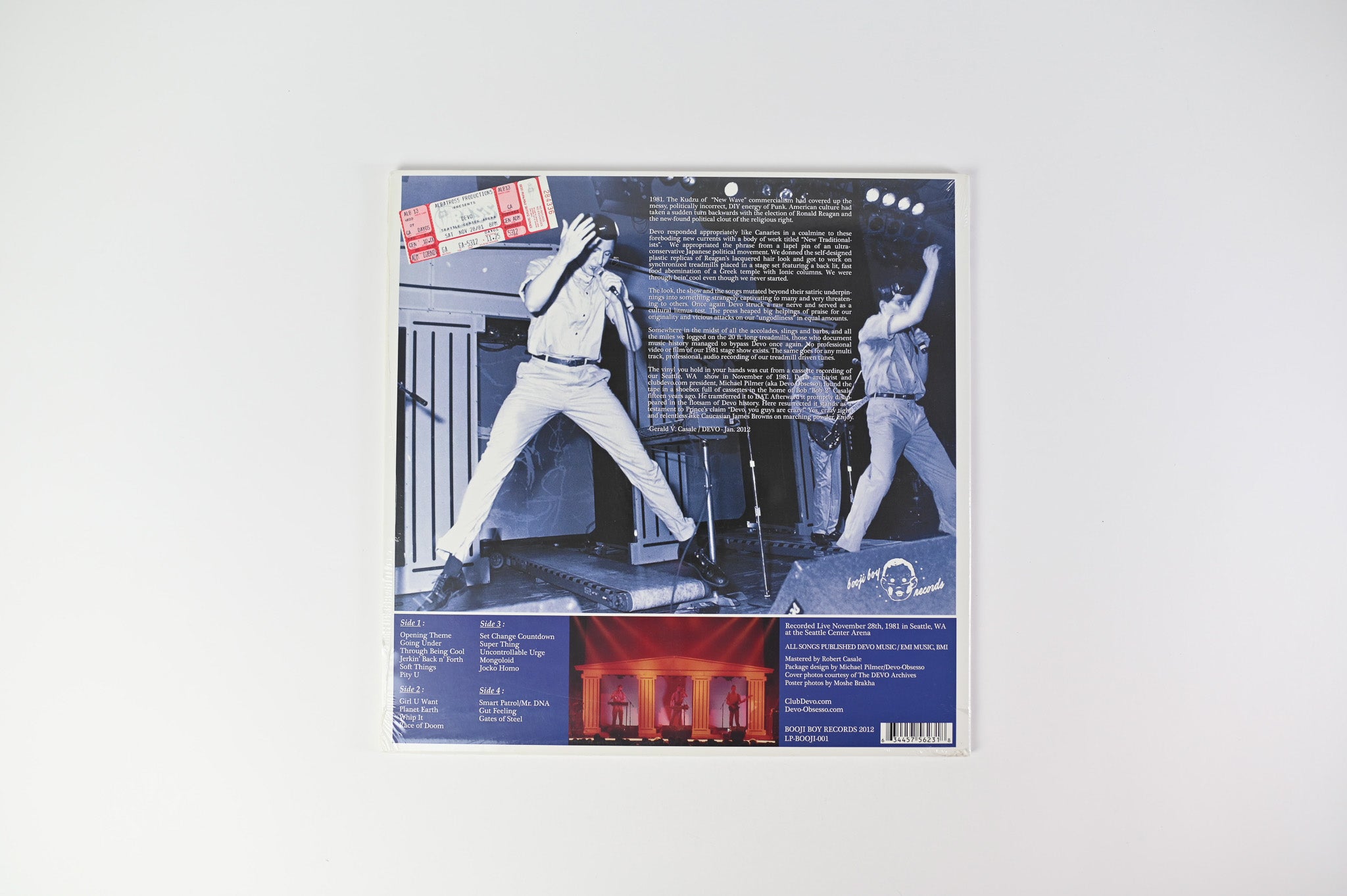 Devo - New Traditionalists - Live 1981 Seattle on Booji Boy Ltd RSD 2012 Sealed