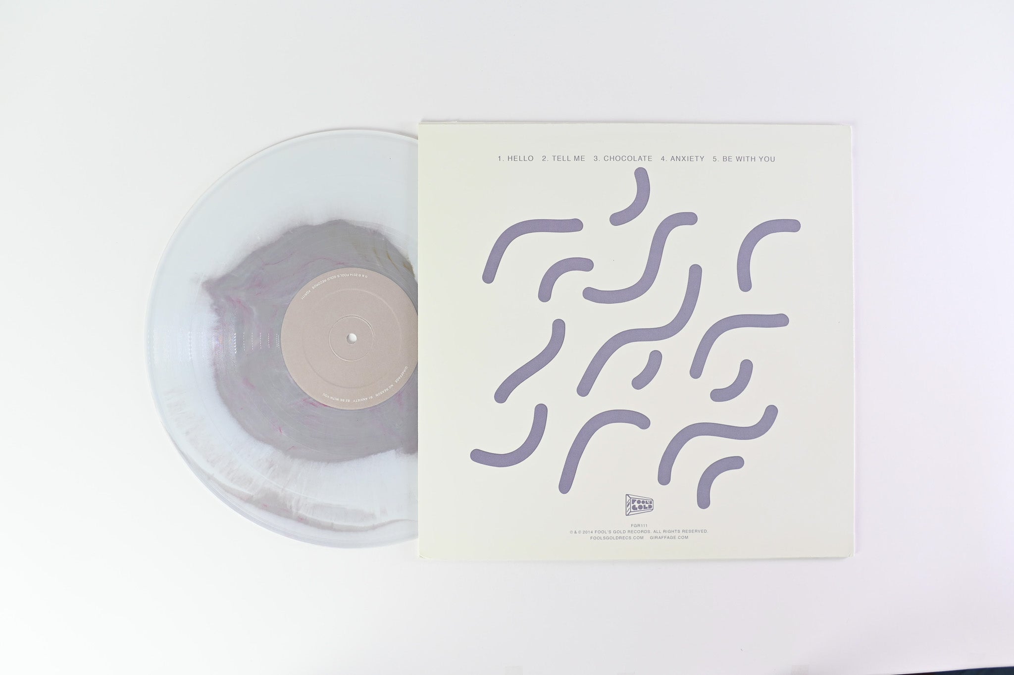 Giraffage - No Reason on Fool's Gold Ltd White/Purple Swirl