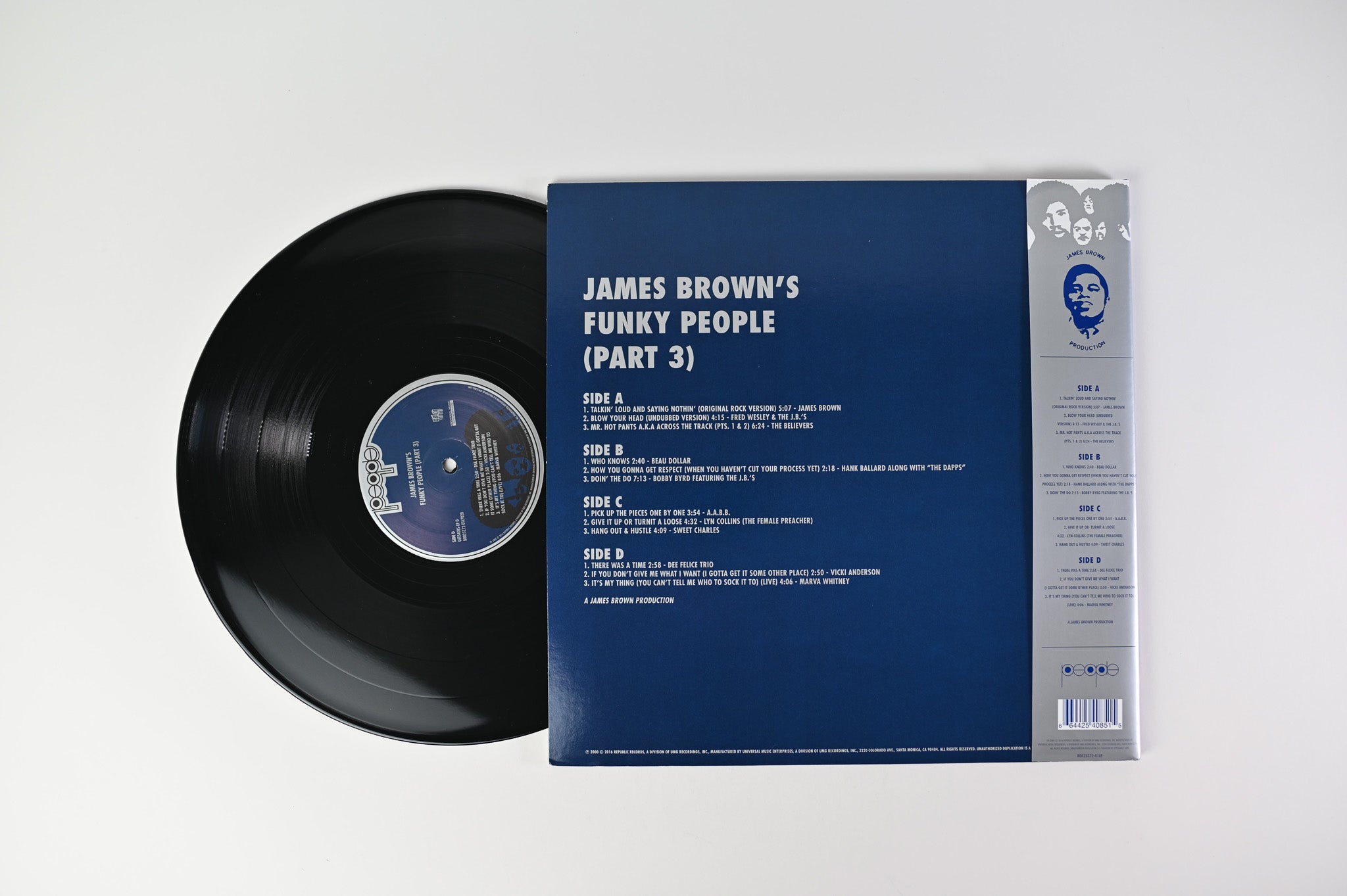 Various - James Brown's Funky People (Part 3) on Republic People Ltd RSD Black Friday 2016