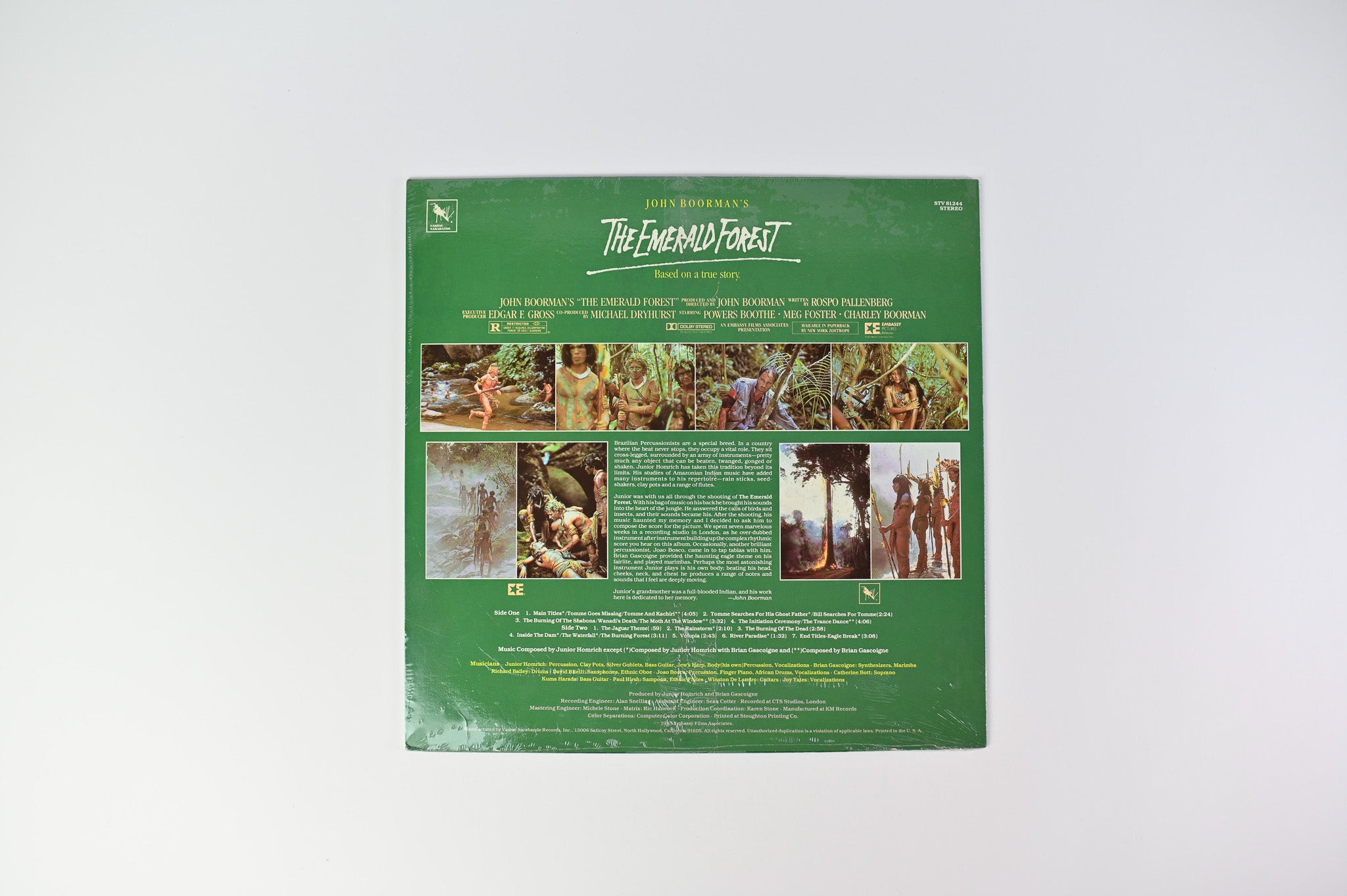 Junior Homrich - The Emerald Forest (Original Soundtrack) on Varese Sarabande Sealed