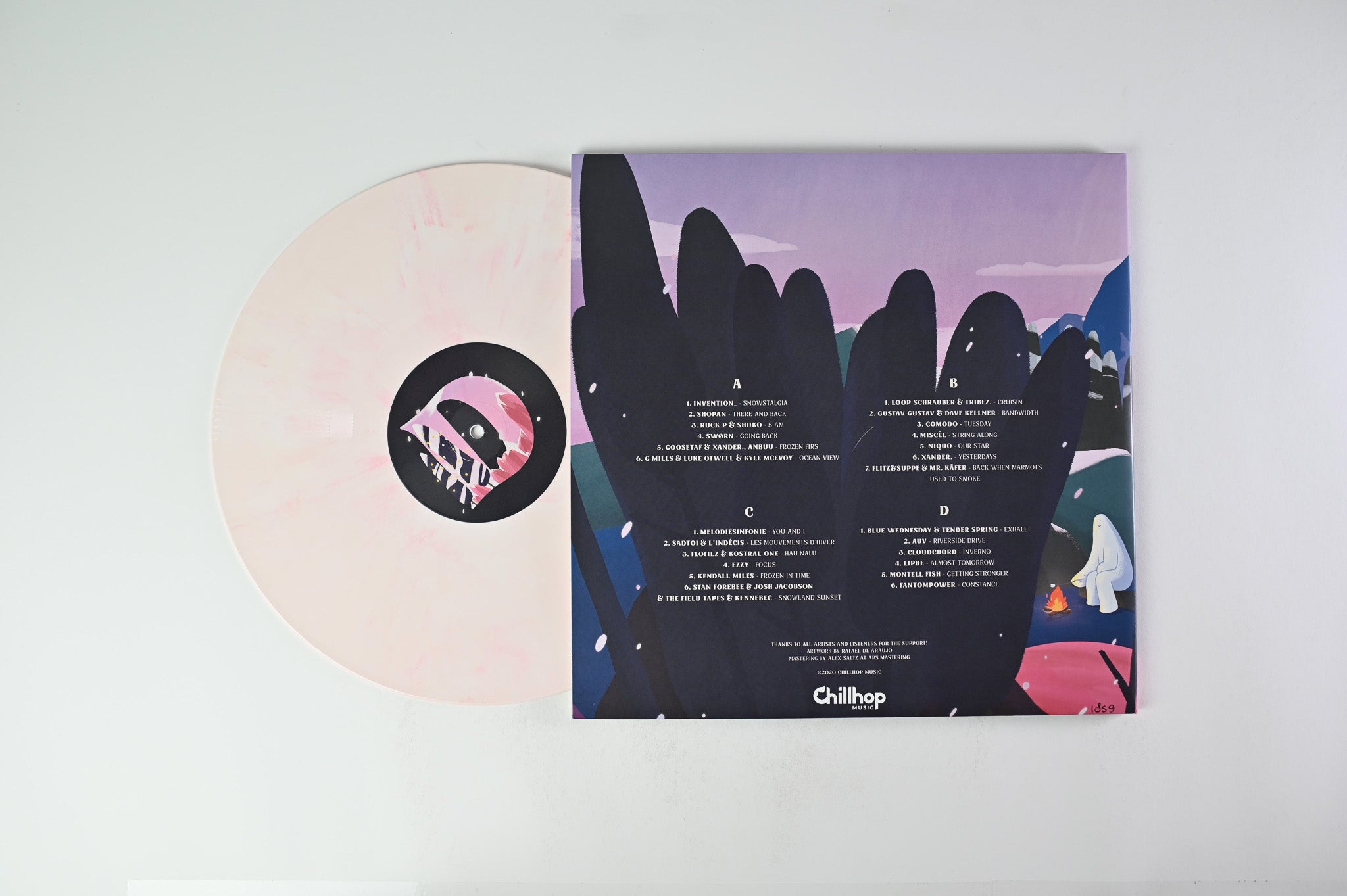 Various - Chillhop Essentials - Winter 2020 on Chillhop Records - Red/White Marble