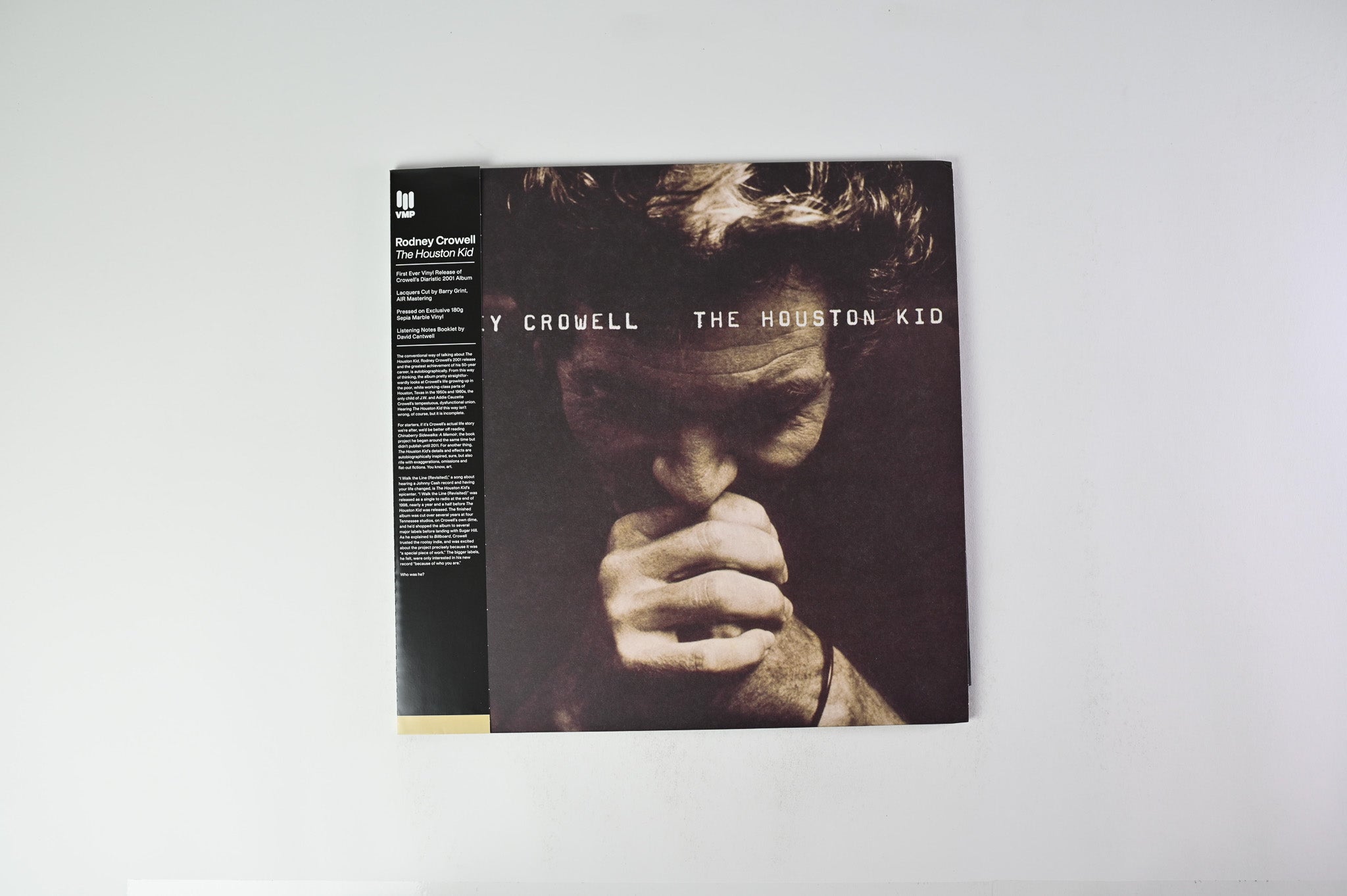 Rodney Crowell - The Houston Kid on Sugar Hill Records / Vinyl Me, Please - Sepia Marble Colored Vinyl