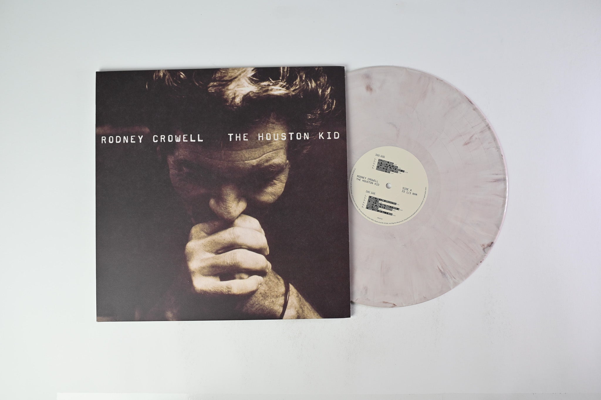 Rodney Crowell - The Houston Kid on Sugar Hill Records / Vinyl Me, Please - Sepia Marble Colored Vinyl