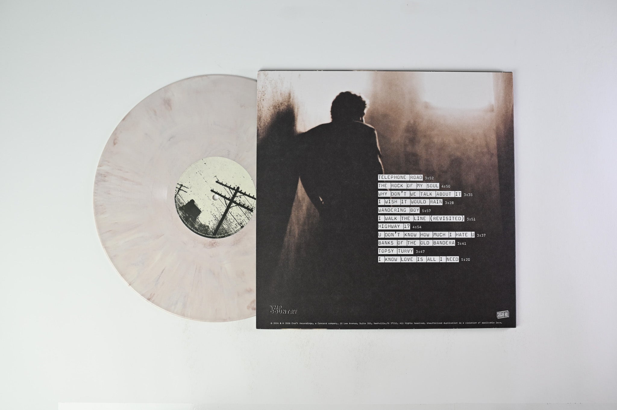 Rodney Crowell - The Houston Kid on Sugar Hill Records / Vinyl Me, Please - Sepia Marble Colored Vinyl