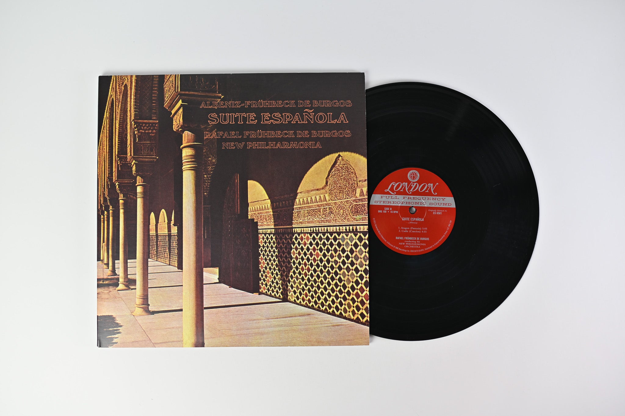 Isaac Albéniz - Suite Española on London ORG 180 Gram Limited Numbered Reissue