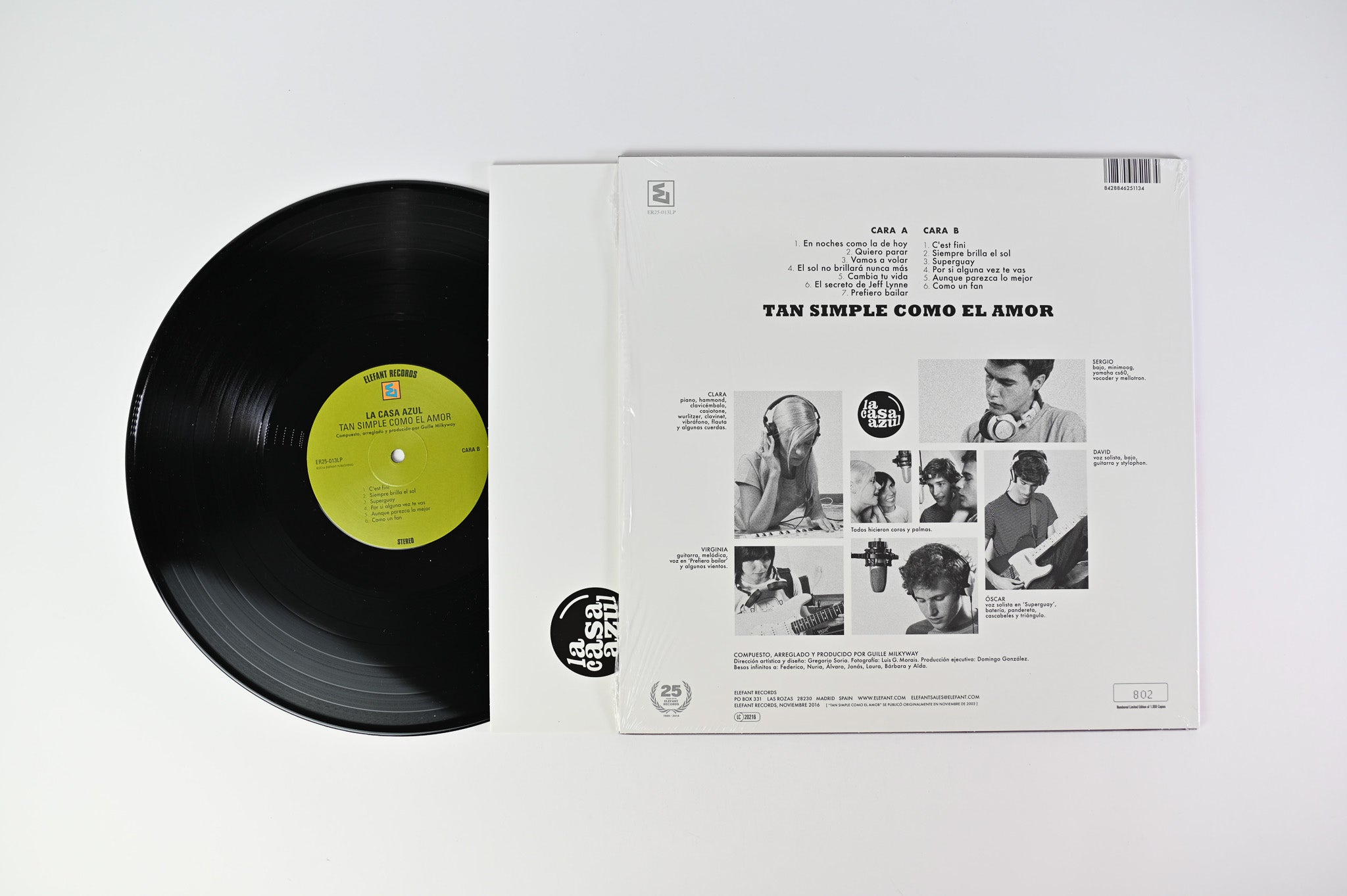 La Casa Azul - Tan Simple Como El Amor on Elefant Ltd Numbered Reissue