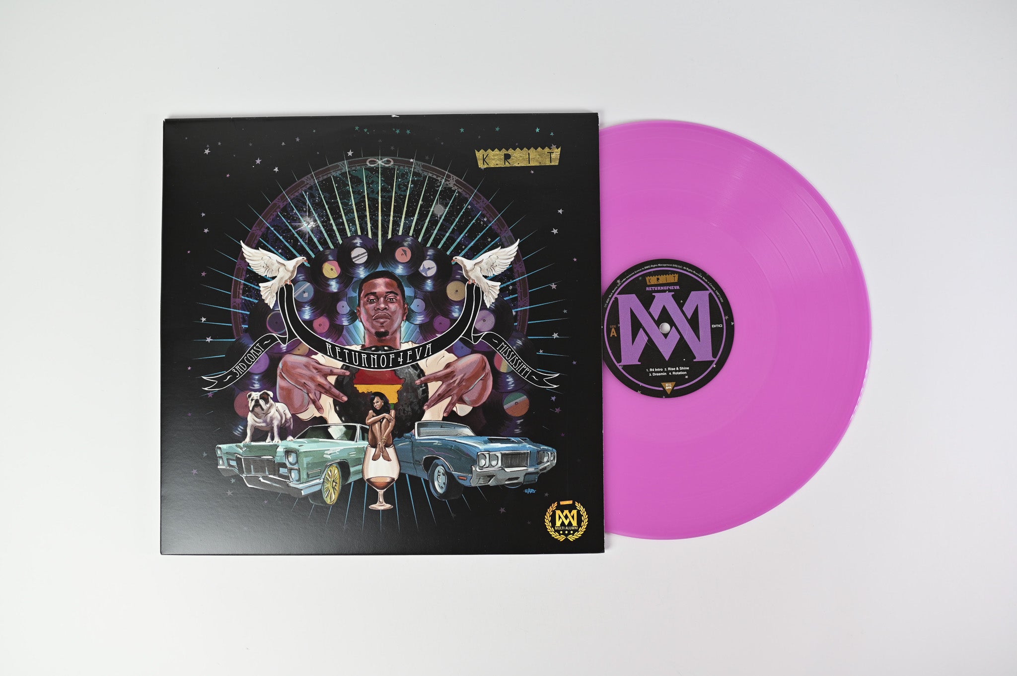 Big K.R.I.T. - ReturnOf4Eva on Multi Alumni Purple Vinyl Reissue