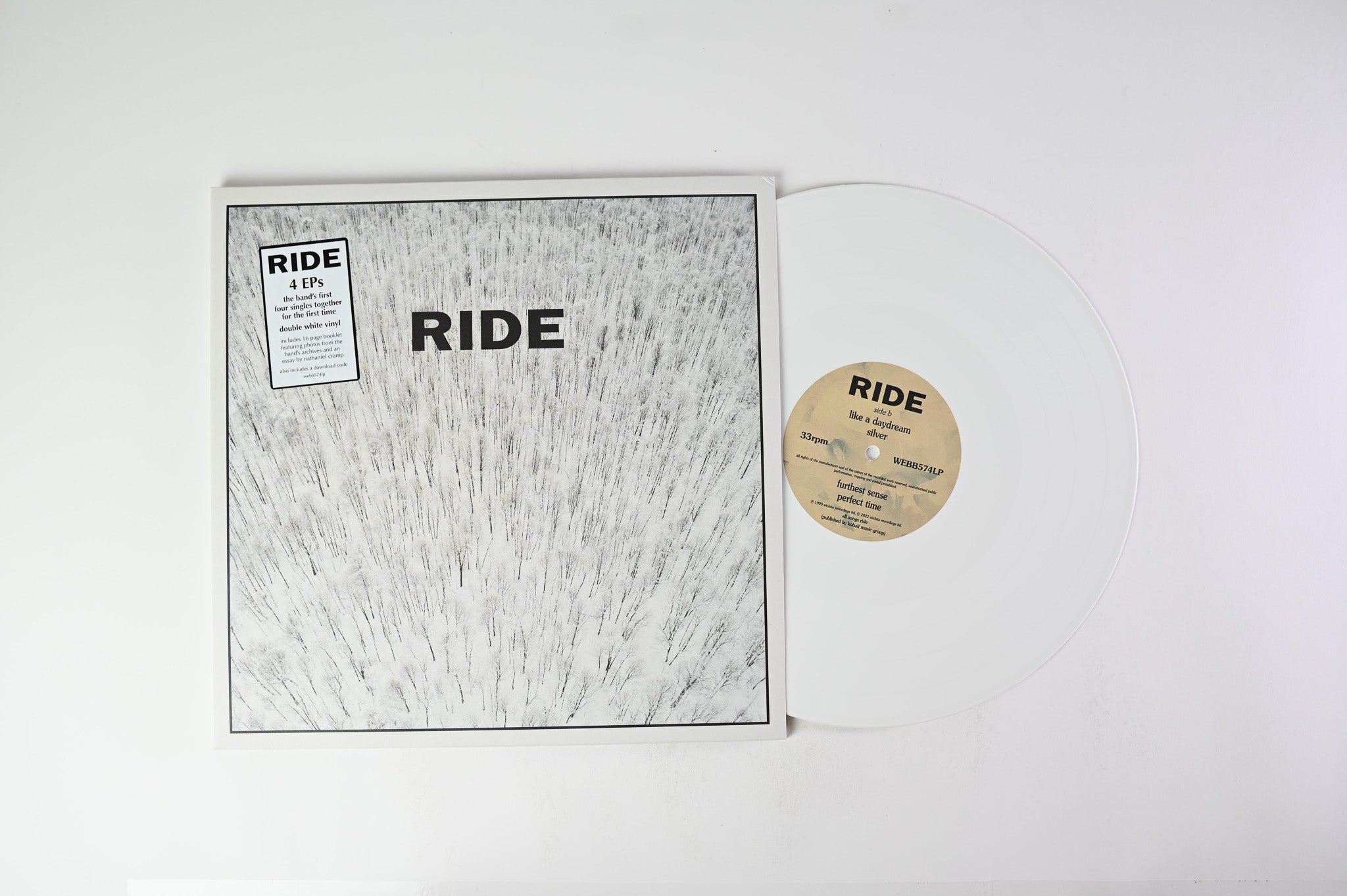 Ride - 4 EPs on Wichita - White Vinyl