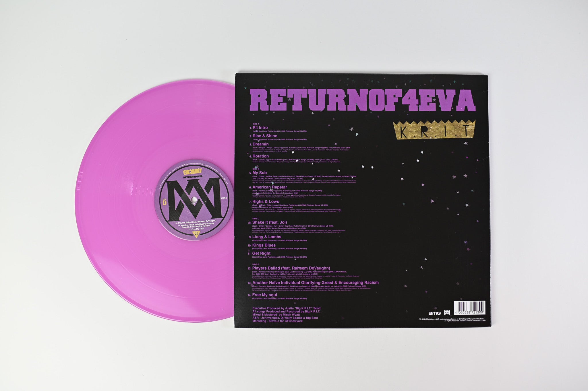 Big K.R.I.T. - ReturnOf4Eva on Multi Alumni Purple Vinyl Reissue