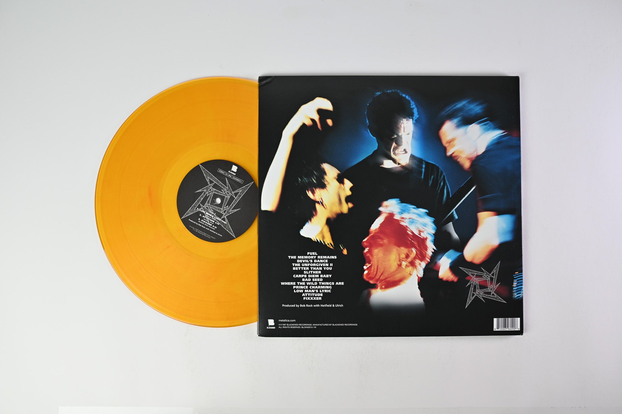 米2discs LP llica Reload BLCKND0121 Blackened /00520 Metallica - Reload on Blackened - Colored Vinyl