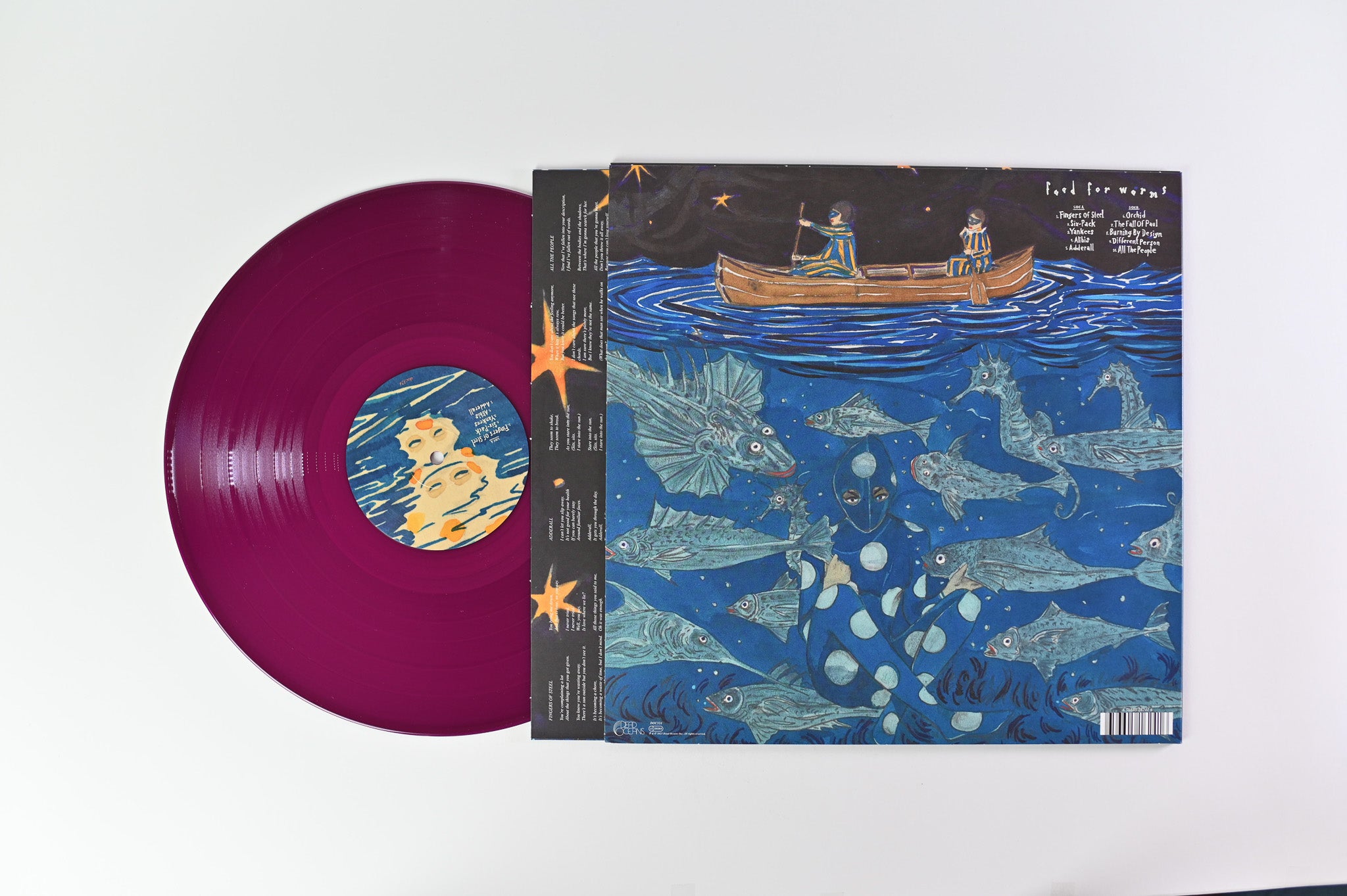 Shame - Food For Worms on Dead Oceans Ltd Purple Transparent