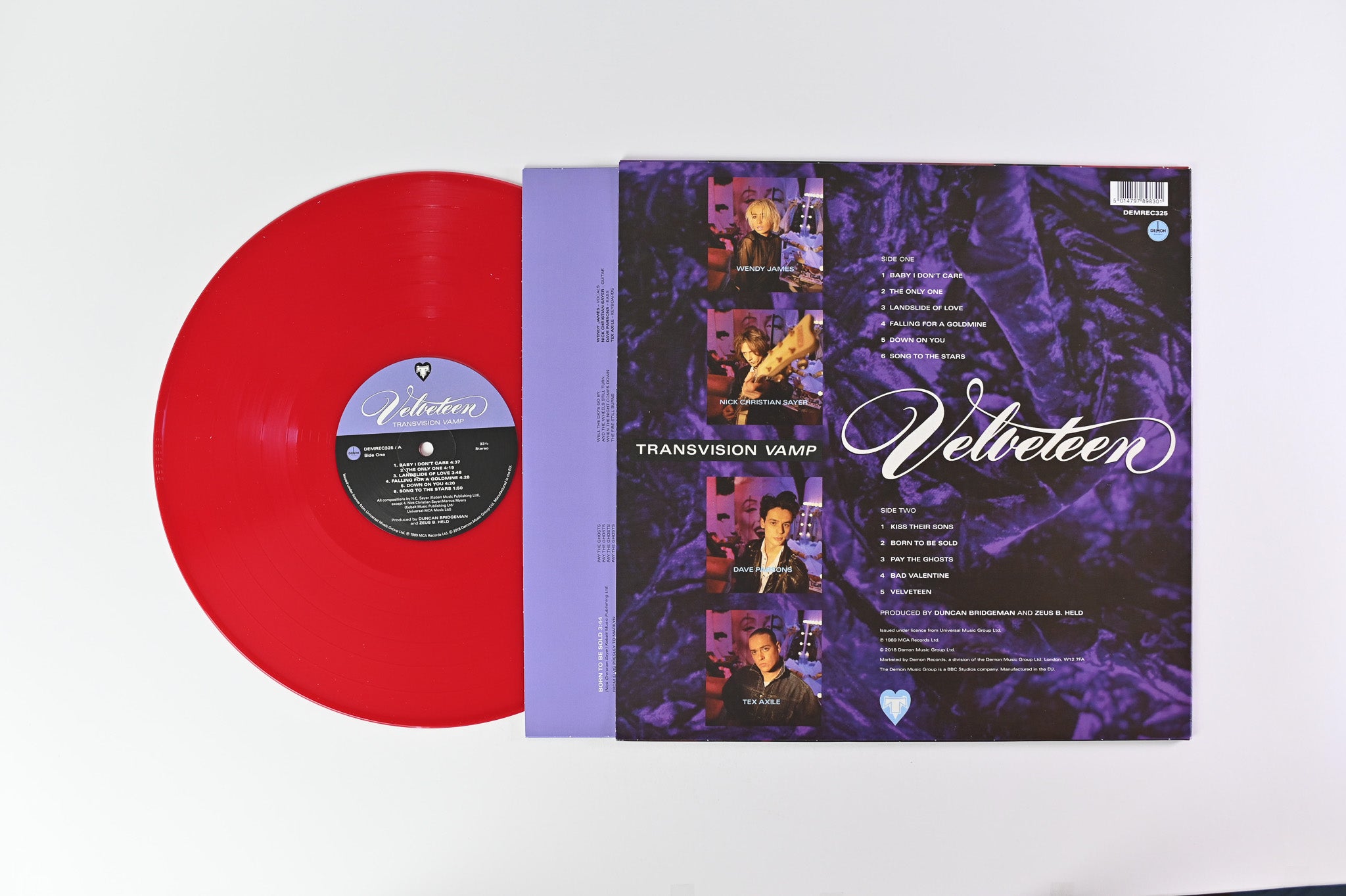 Transvision Vamp - Velveteen on Demon Red Reissue