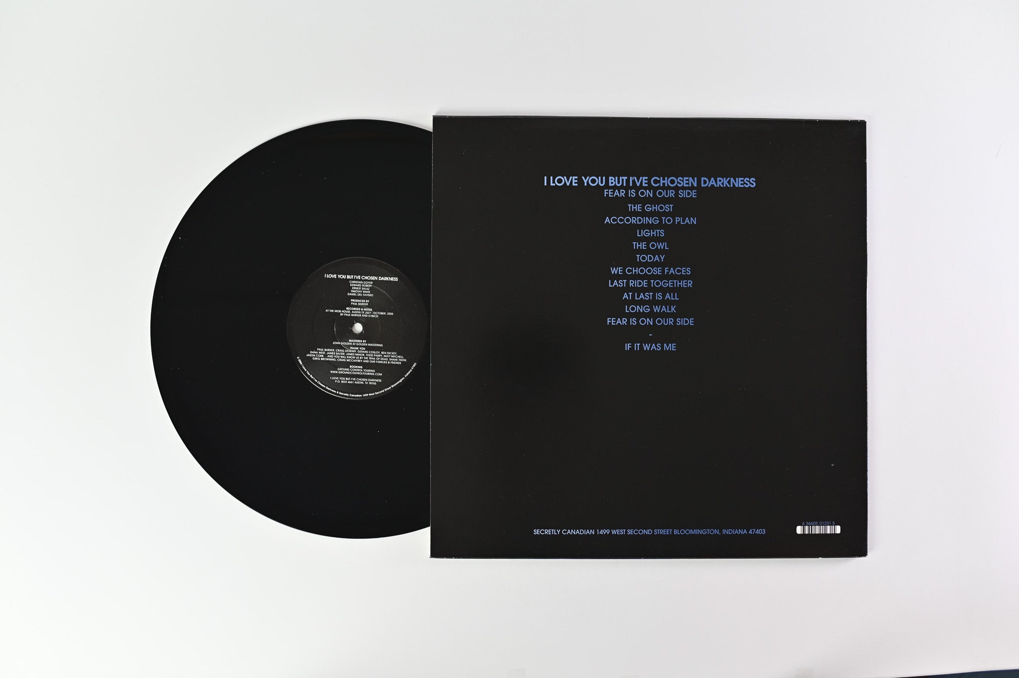 I Love You But I've Chosen Darkness - Fear Is On Our Side on Secretly Canadian