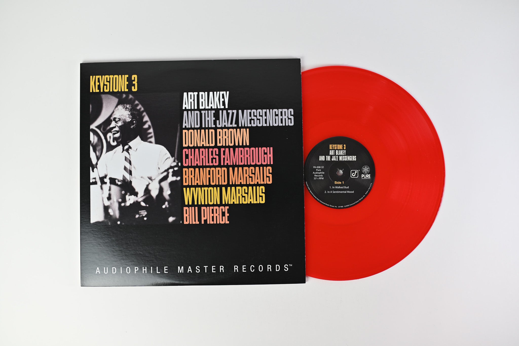 Art Blakey & The Jazz Messengers - Keystone 3 on Pure Audiophile Ltd Numbered Red Vinyl Reissue