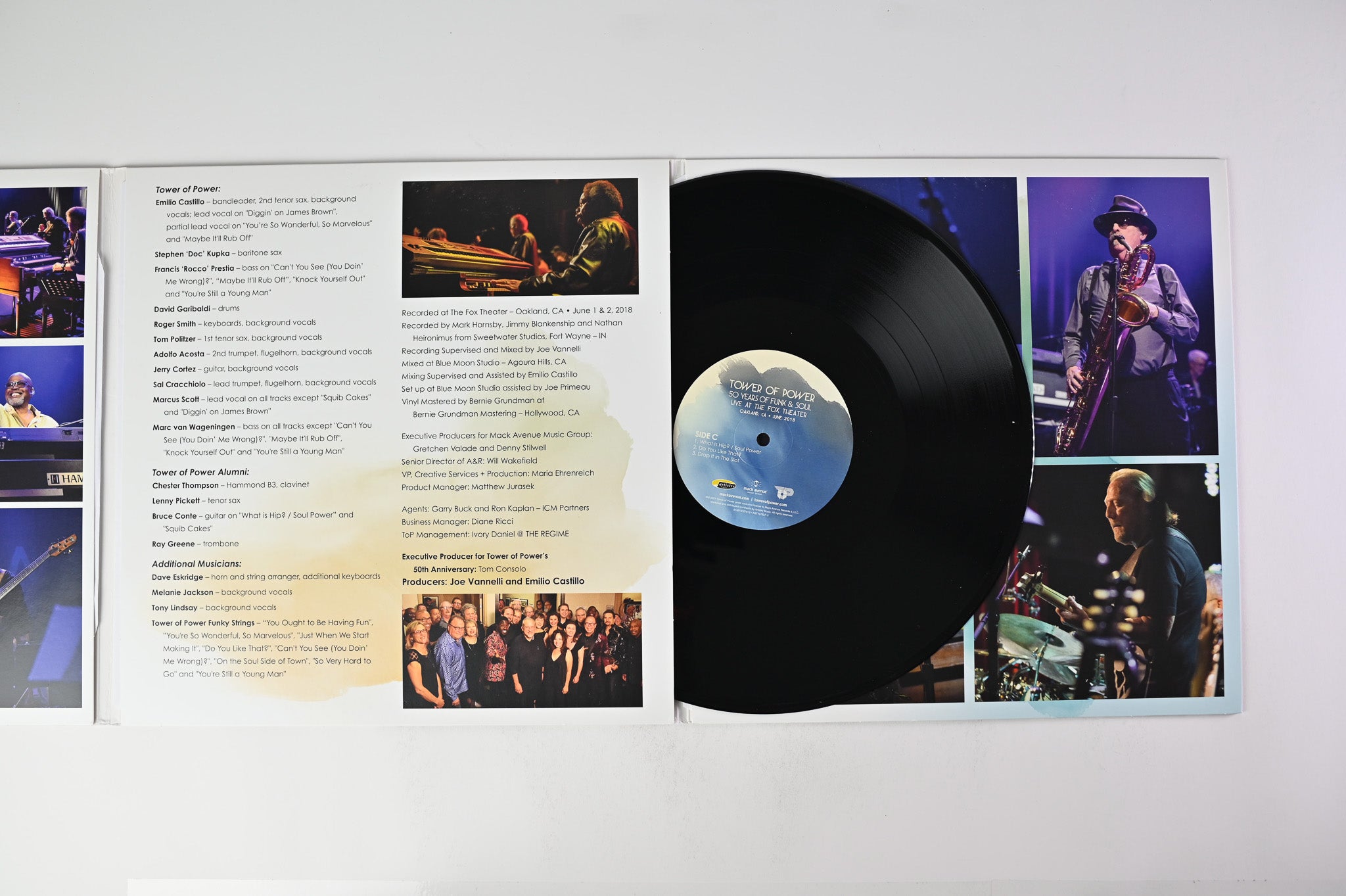 Tower Of Power - 50 Years Of Funk & Soul: Live At The Fox Theater-Oakland Ca-June 2018 on Artistry Music - 3-lp