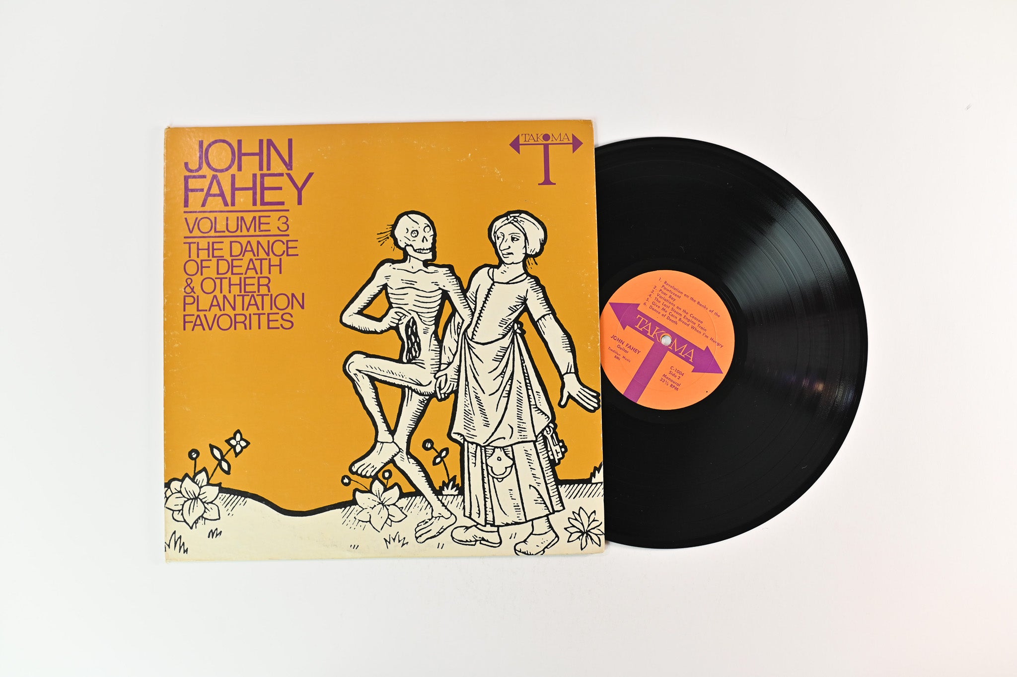 John Fahey - Volume 3 / The Dance Of Death & Other Plantation Favorites on Takoma Reissue
