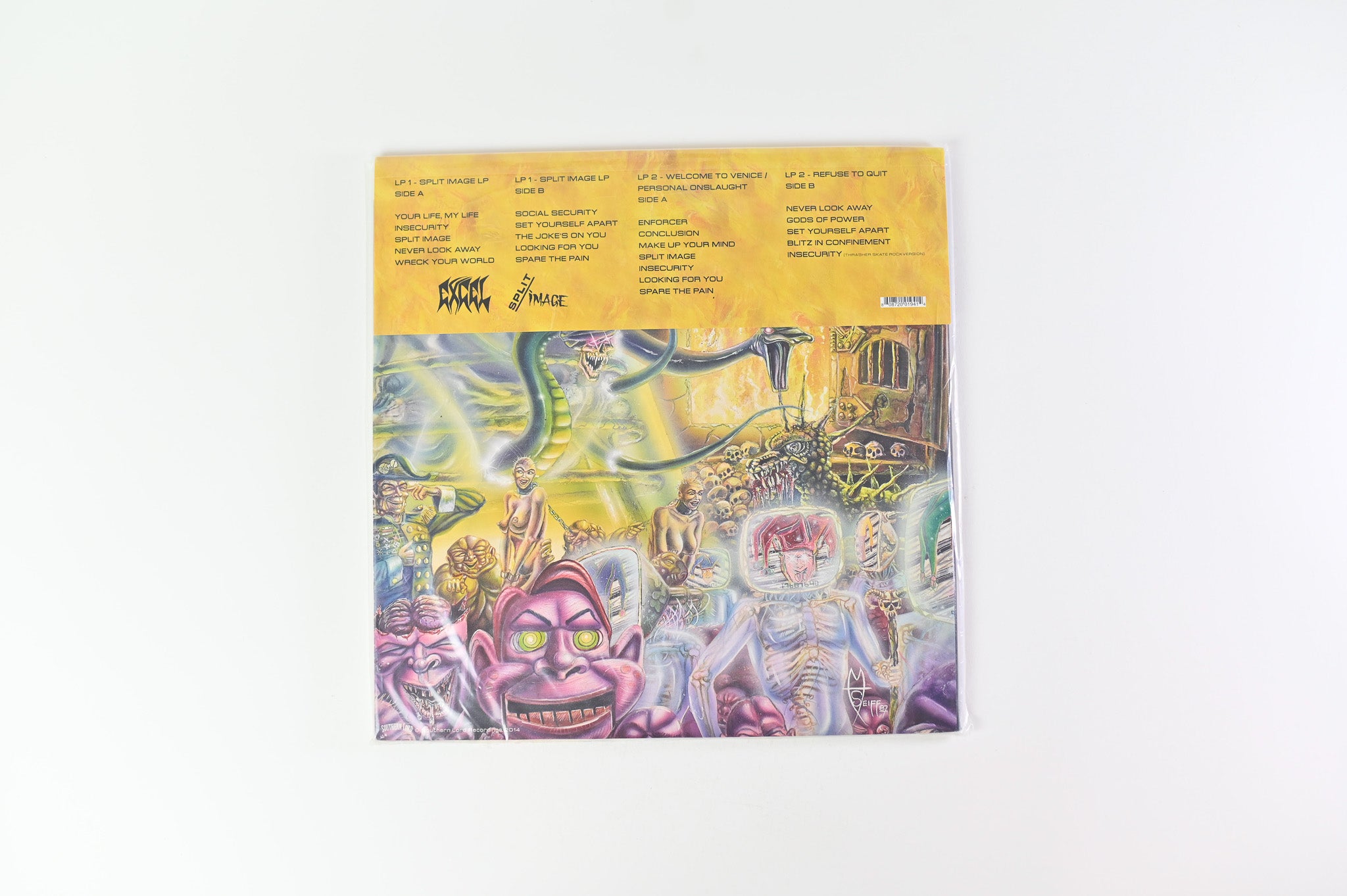 Excel - Split Image on Southern Lord Ltd Edition Silver + 7" Sealed