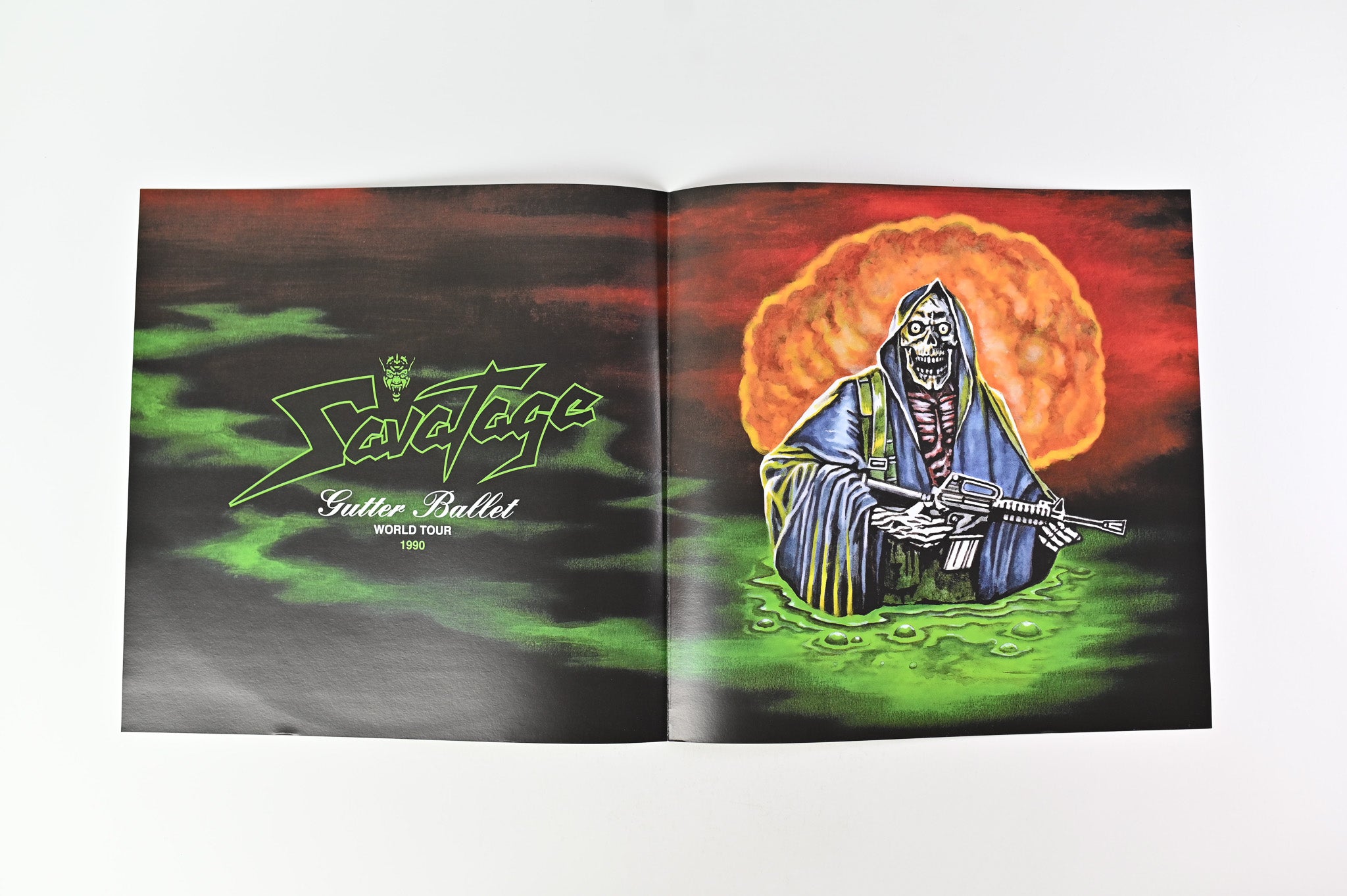 Savatage - Gutter Ballet World Tour Orange Vinyl Unofficial Pressing