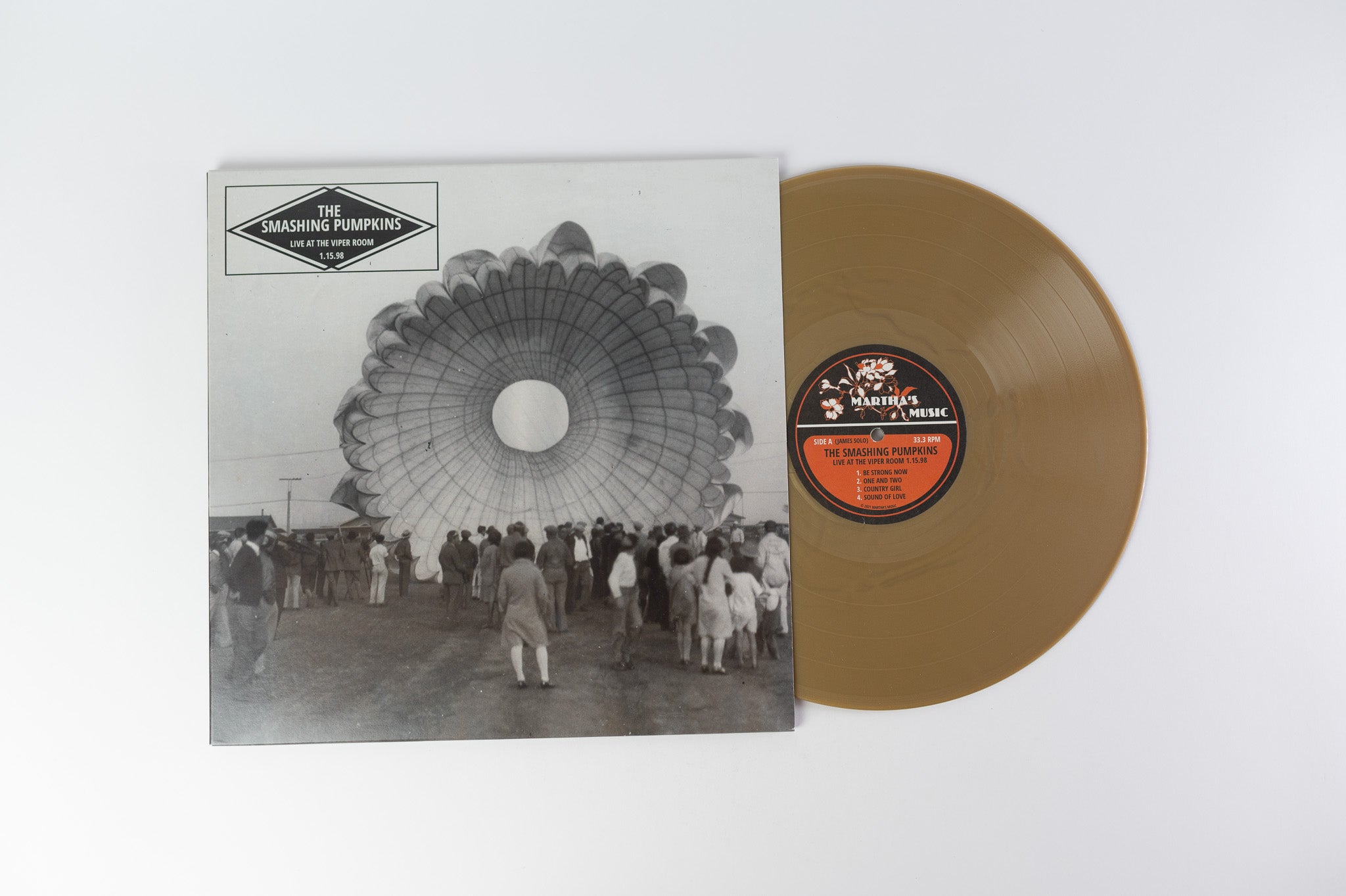 The Smashing Pumpkins - Live At The Viper Room on Martha's Music Gold Vinyl