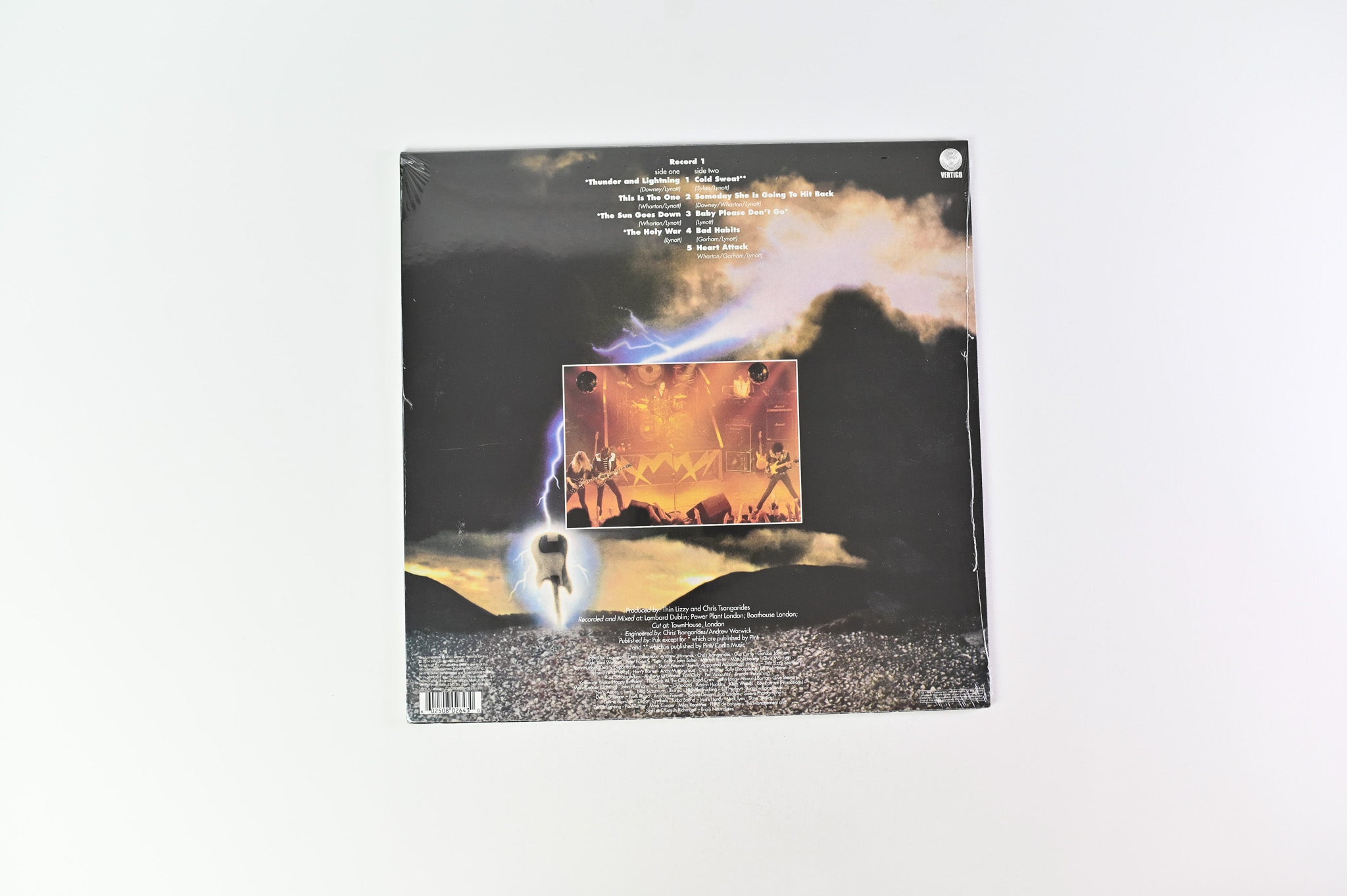 Thin Lizzy - Thunder And Lightning on Vertigo 180 Gram Reissue Sealed