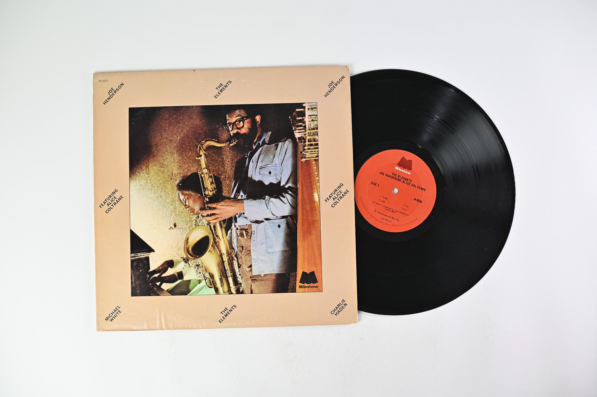 Joe Henderson Featuring Alice Coltrane - The Elements on Milestone - 1974 Pressing