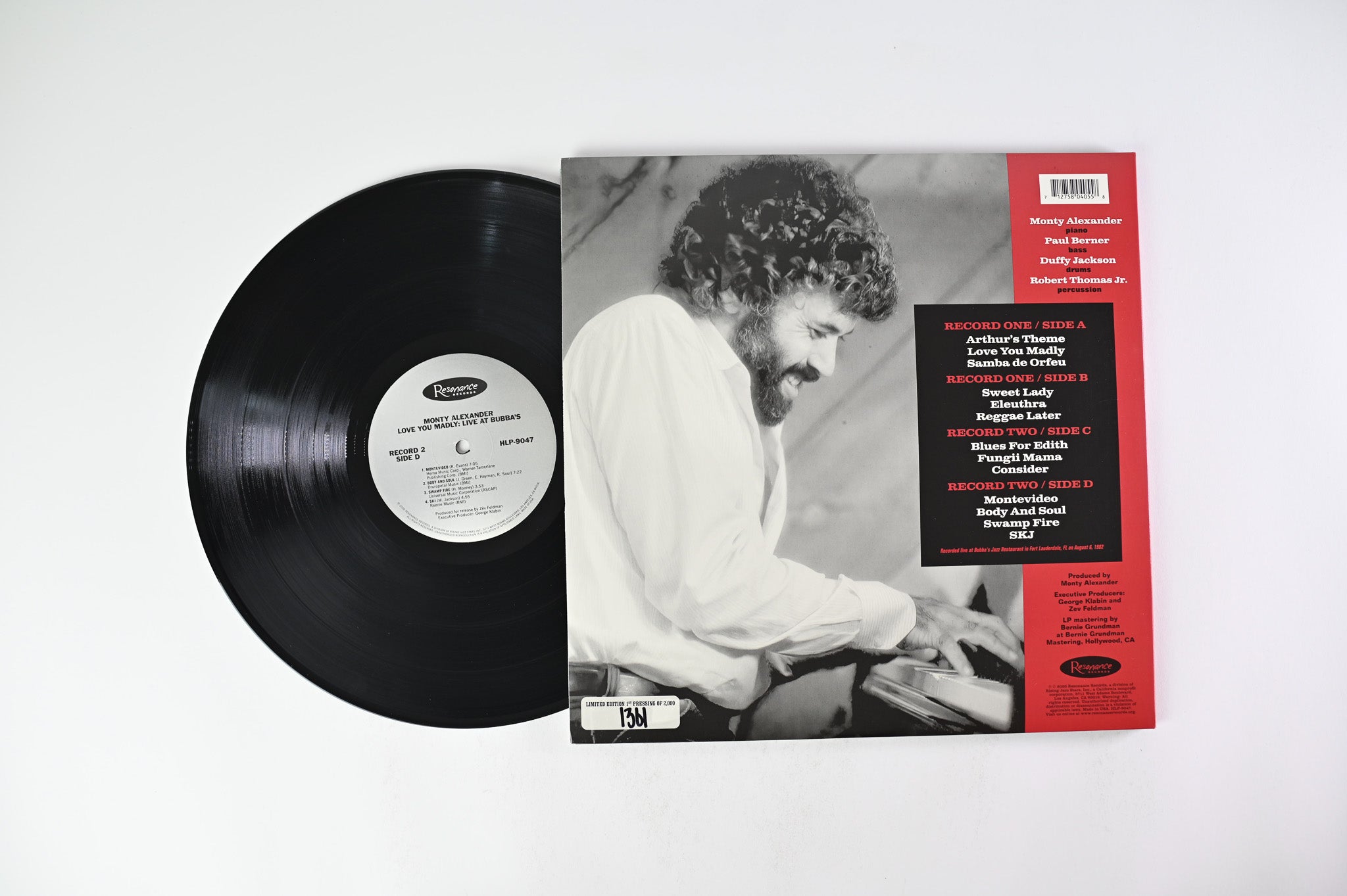Monty Alexander - Love You Madly: Live At Bubba's on Resonance Records