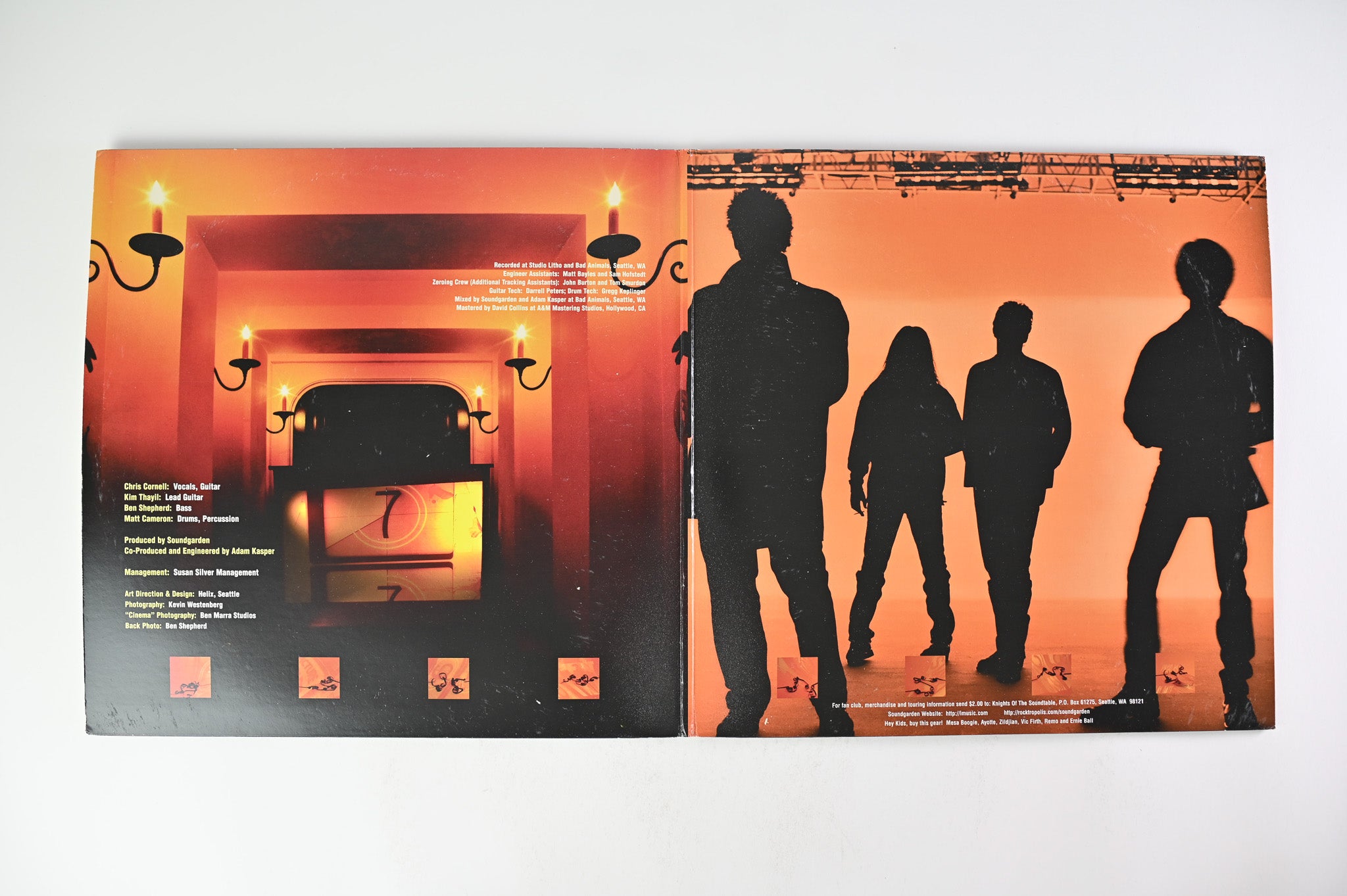 Soundgarden - Down On The Upside on A&M Records