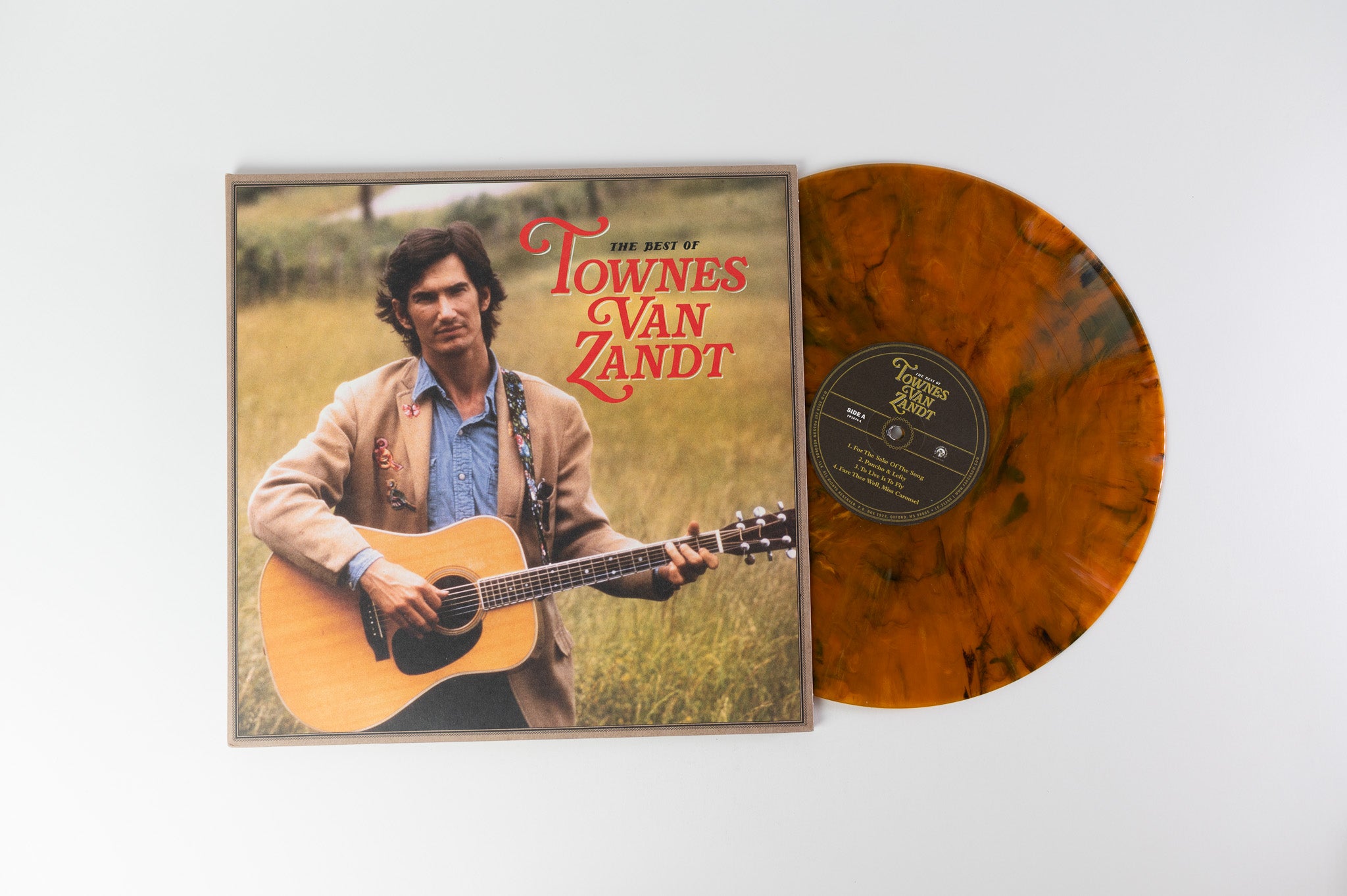 Townes Van Zandt - The Best Of Townes Van Zandt on Fat Possum Records Tiger's Eye Vinyl