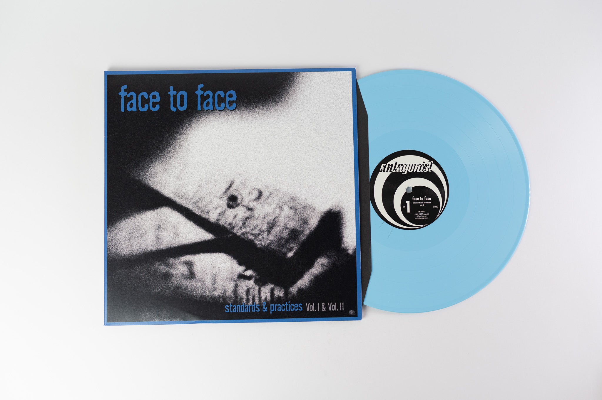 Face To Face - Standards & Practices Vol. I & Vol. II on Antagonist Baby Blue Vinyl