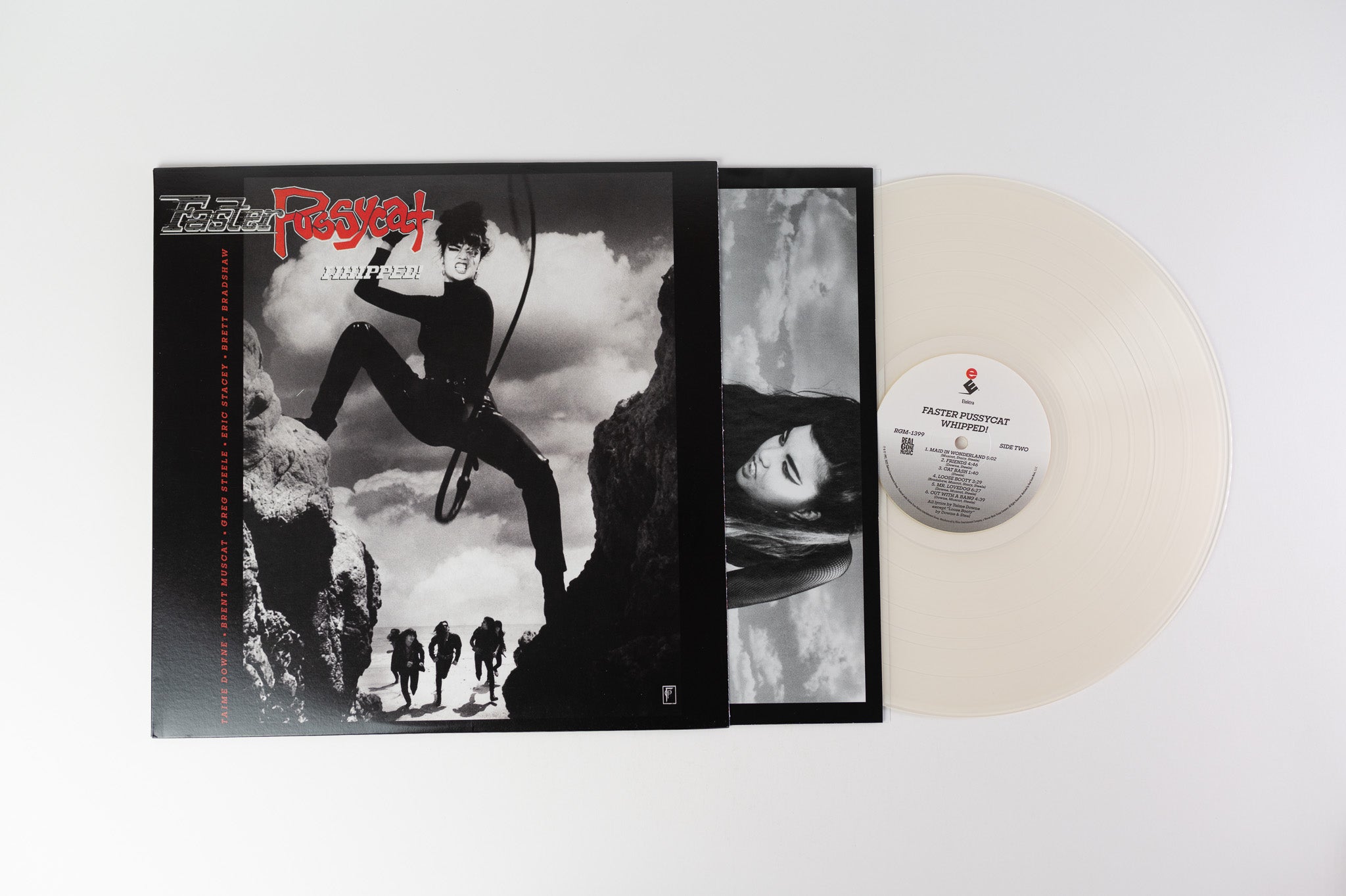 Faster Pussycat - Whipped! on Real Gone Music Milky Clear Vinyl