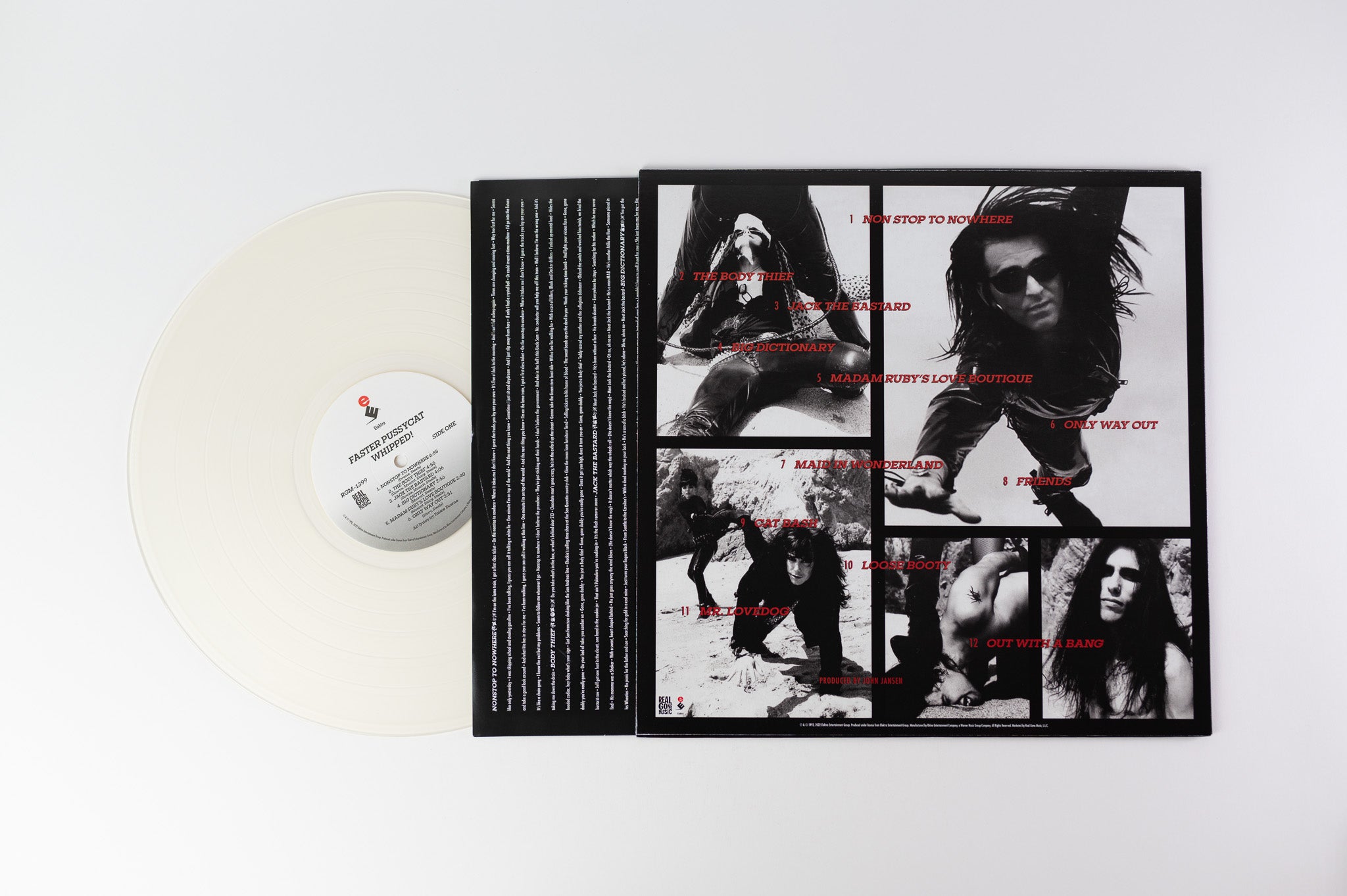 Faster Pussycat - Whipped! on Real Gone Music Milky Clear Vinyl