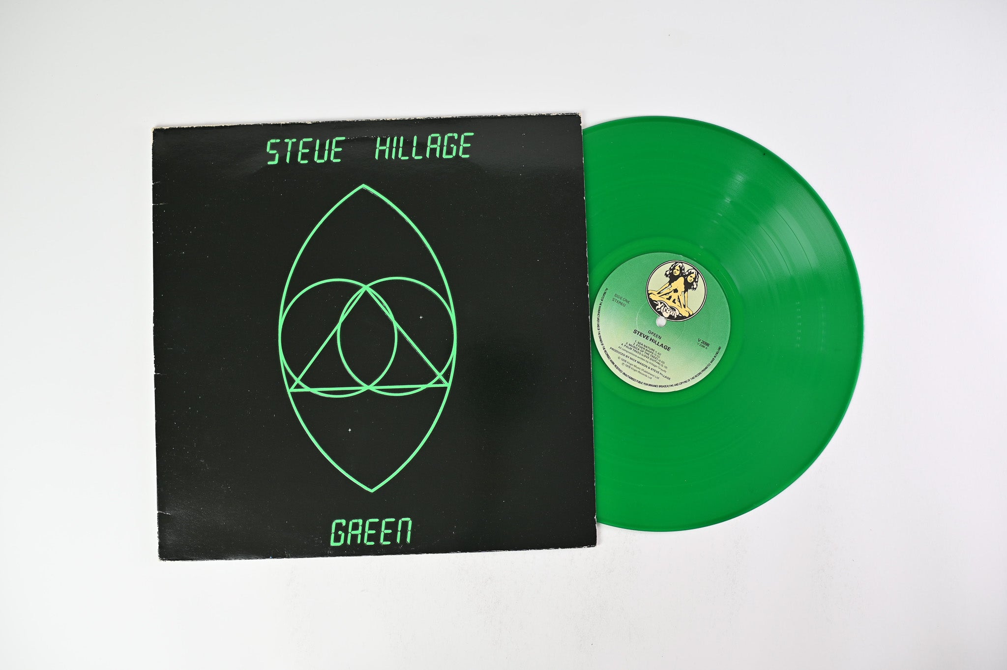 Steve Hillage - Green on Virgin - Green Vinyl