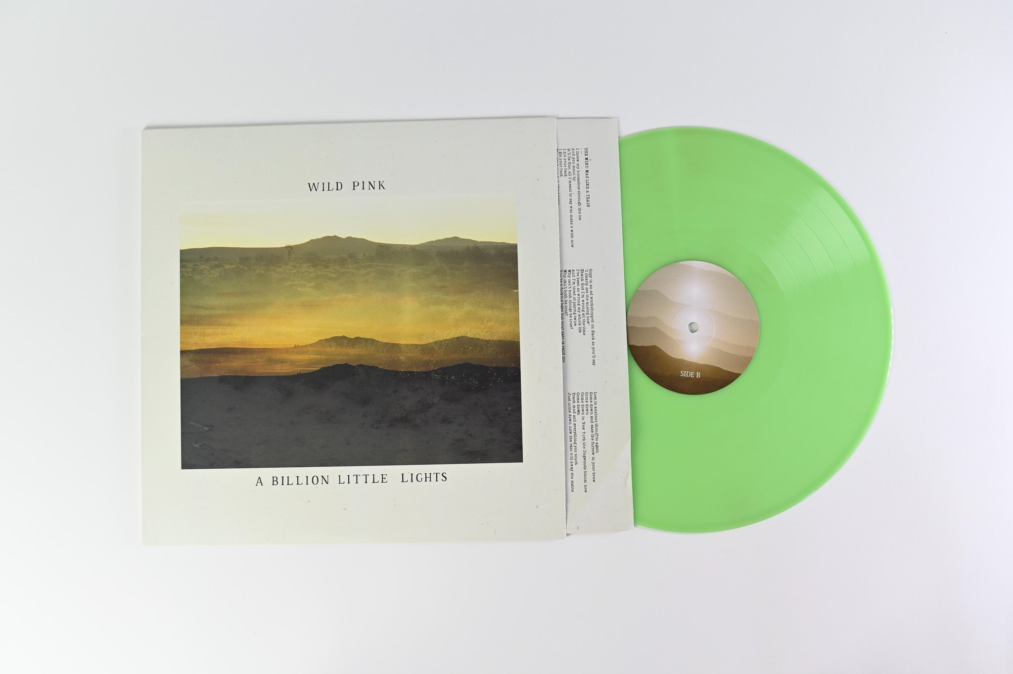 Wild Pink - A Billion Little Lights on Royal Mountain Records Glow in the Dark Vinyl