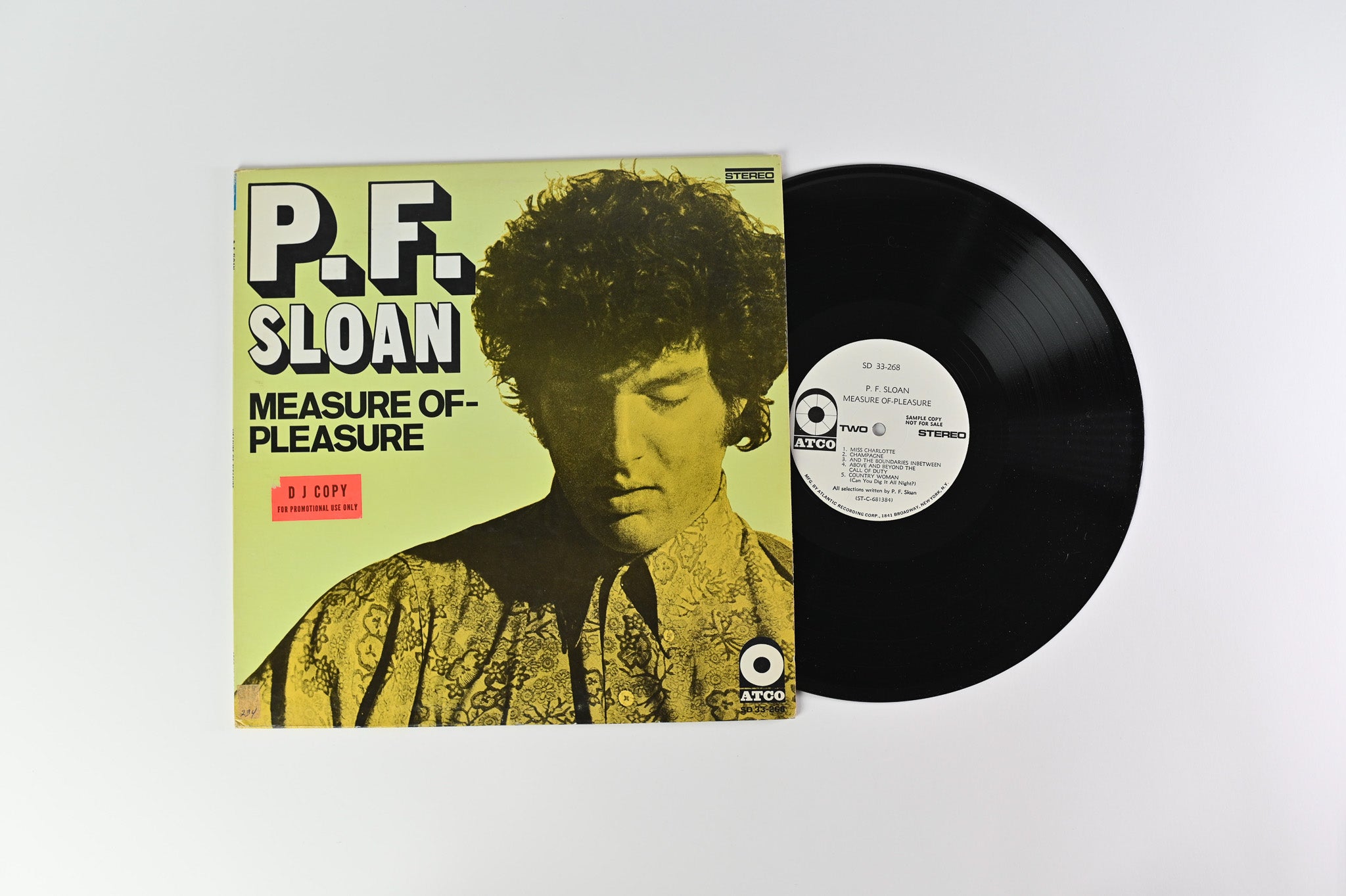 P.F. Sloan - Measure Of–Pleasure Promo on ATCO Records