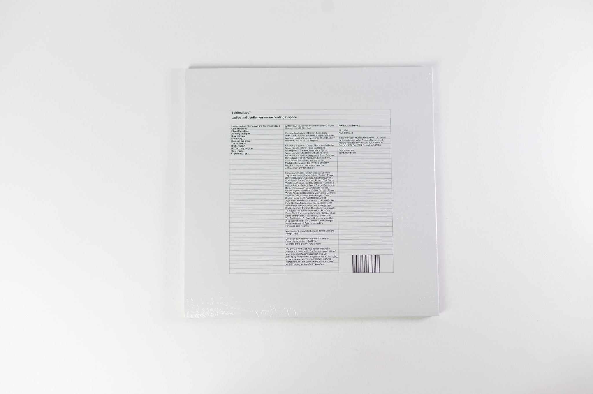Spiritualized - Ladies And Gentlemen We Are Floating In Space on Fat Possum Neptune Blue Reissue Sealed