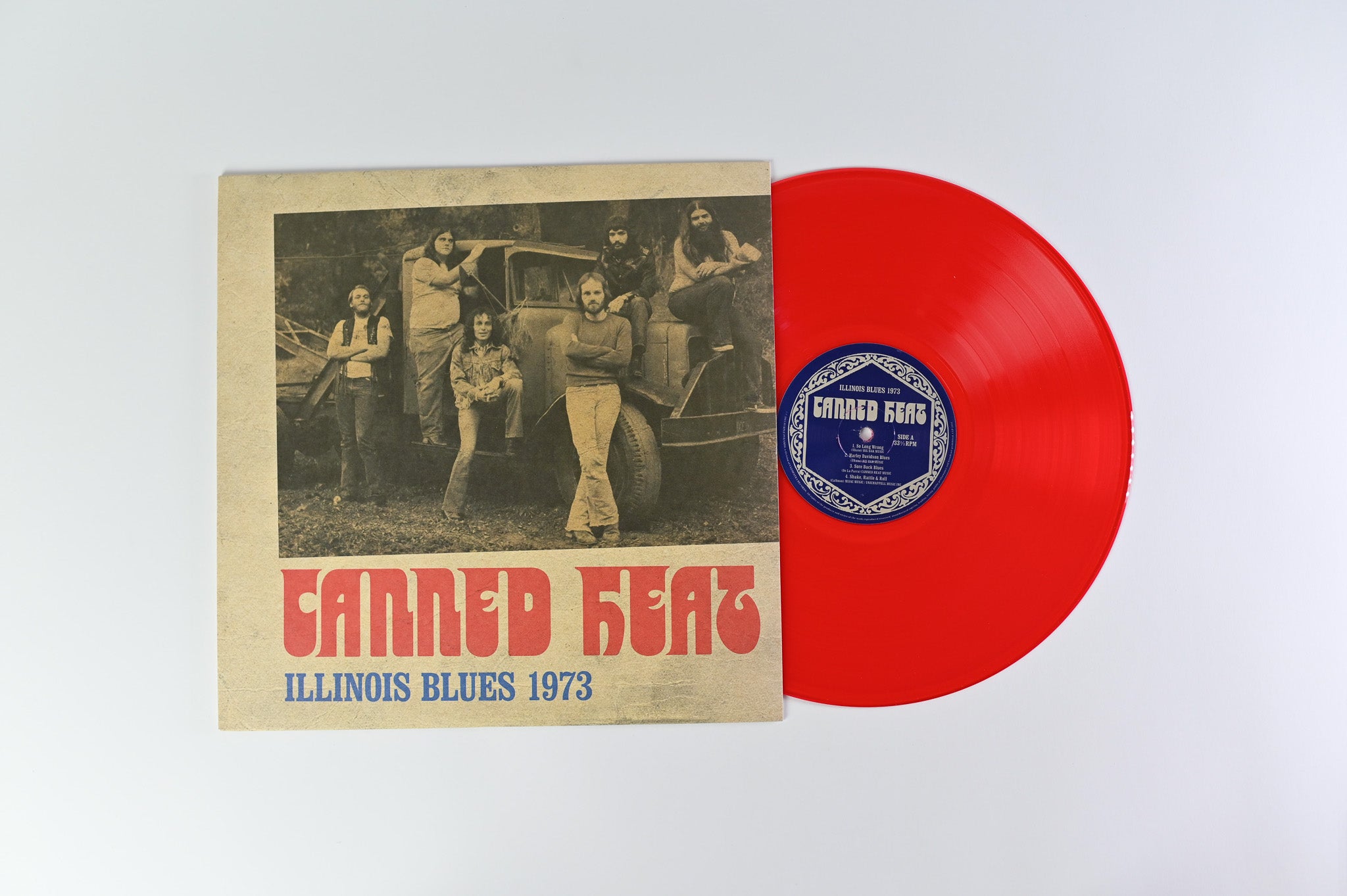 Canned Heat - Illinois Blues 1973 on Purple Pyramid Red Translucent Vinyl