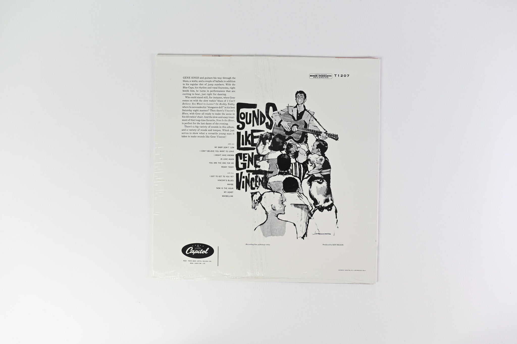 Gene Vincent - Sounds Like Gene Vincent on Capitol Norton Records Reissue Sealed
