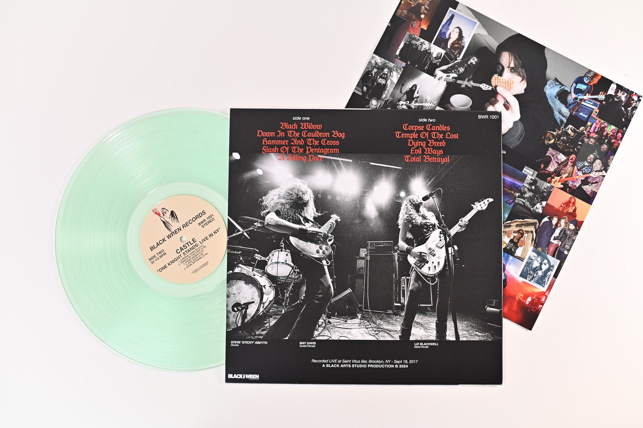 Castle - One Knight Stands: Live In NY on Black Wren Ltd Coke Bottle Clear